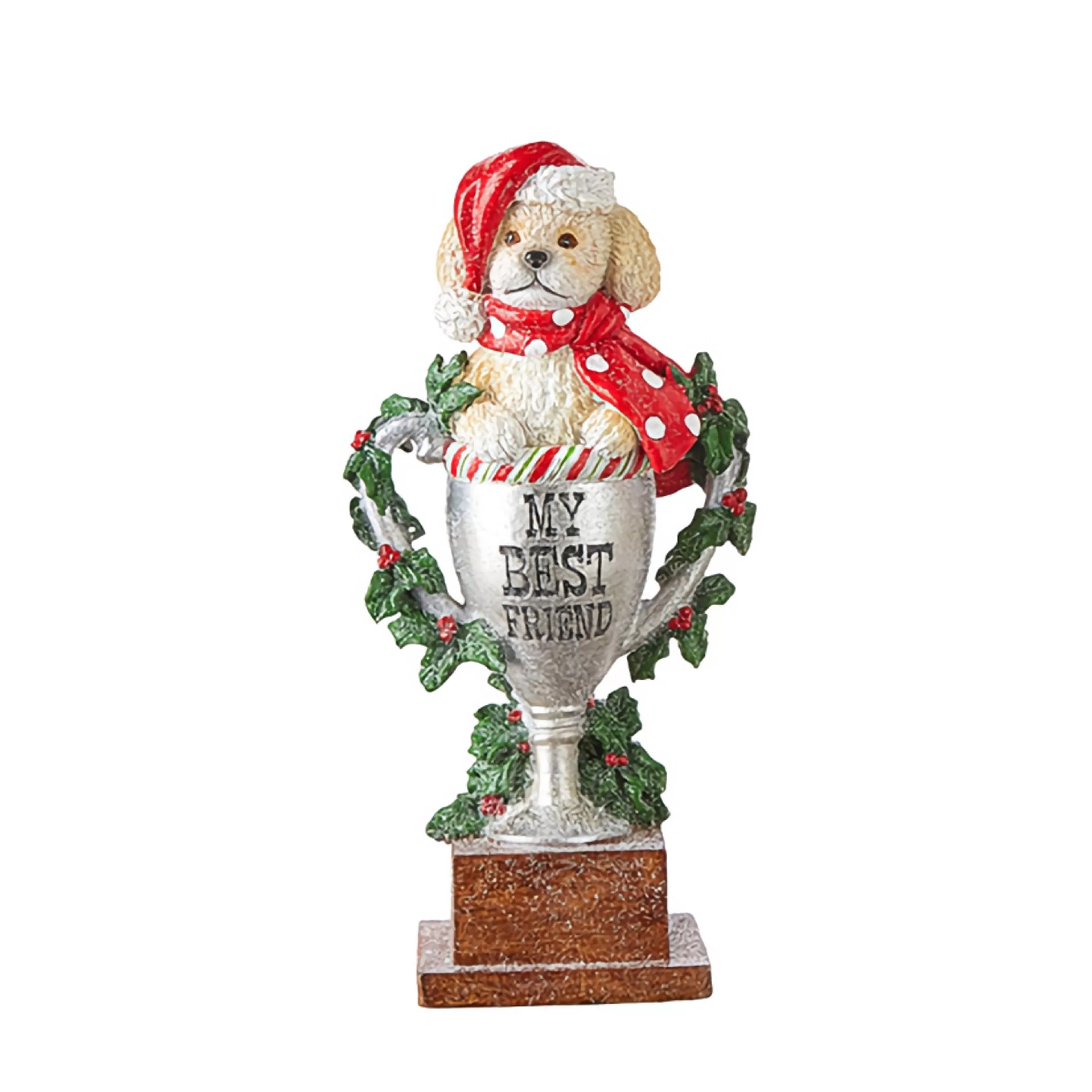 RAZ Imports Table Top Decorations | My Best Dog Trophy (2 Styles) - 17.5Cm