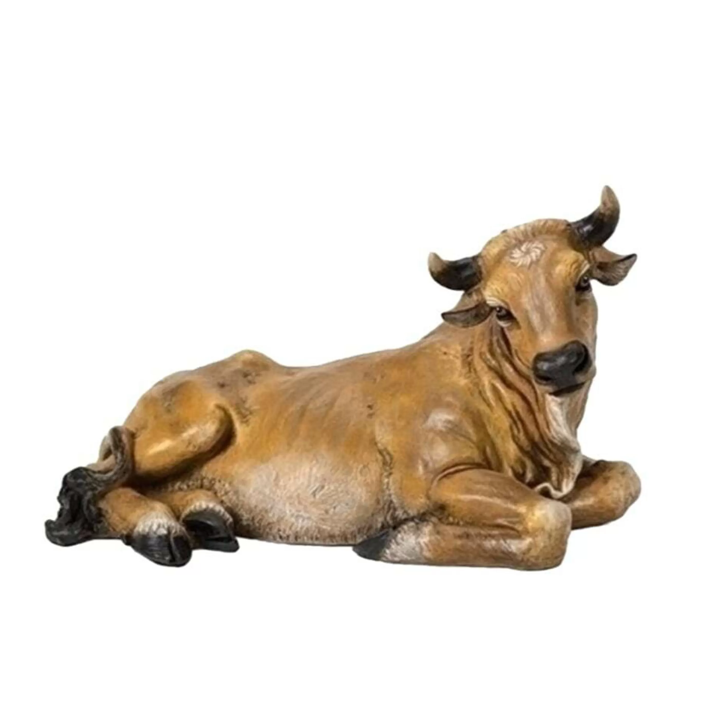 Best Sale Roman Nativity Ox Figurine - 33Cm