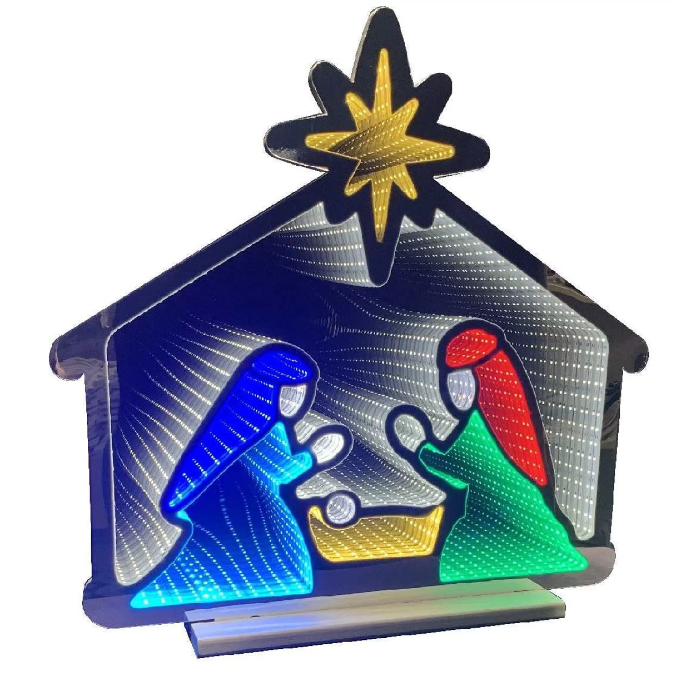 Discount * Nativity Scene Infinity Light (Indoor) - 63Cm