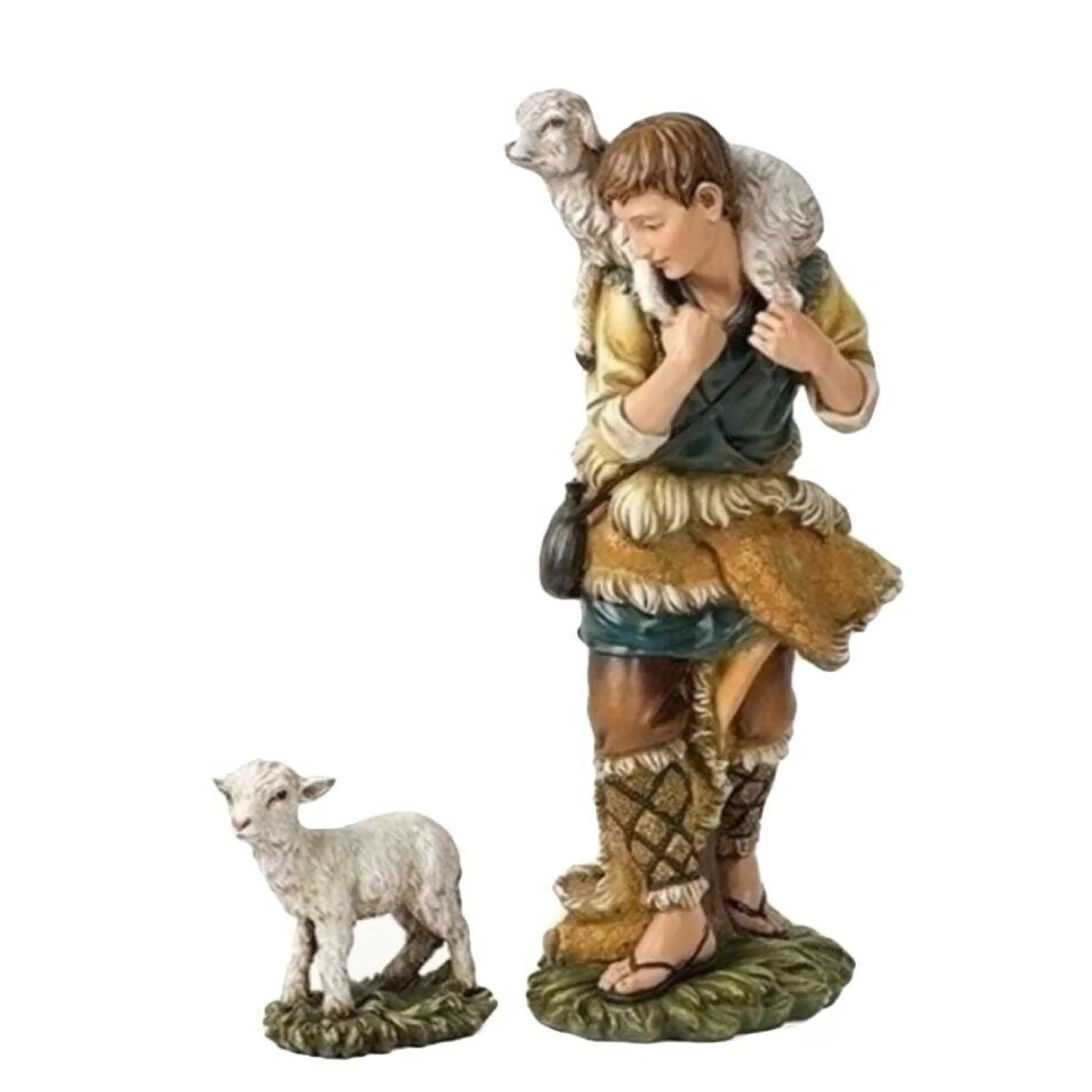 Online Roman Nativity Shepherd And Sheep (Set Of 2) - 60Cm