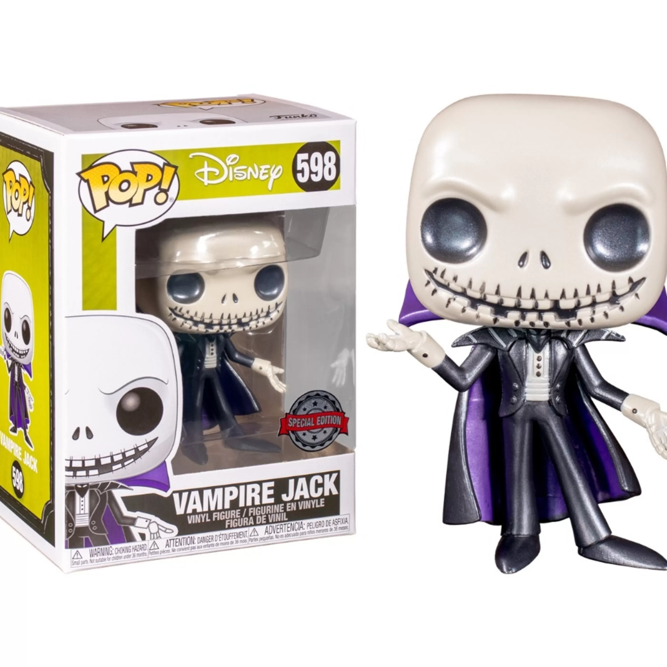 Funko Pop! (Holiday) Table Top Decorations | Nightmare Before Christmas Vampire Jack Funko Pop! Vinyl