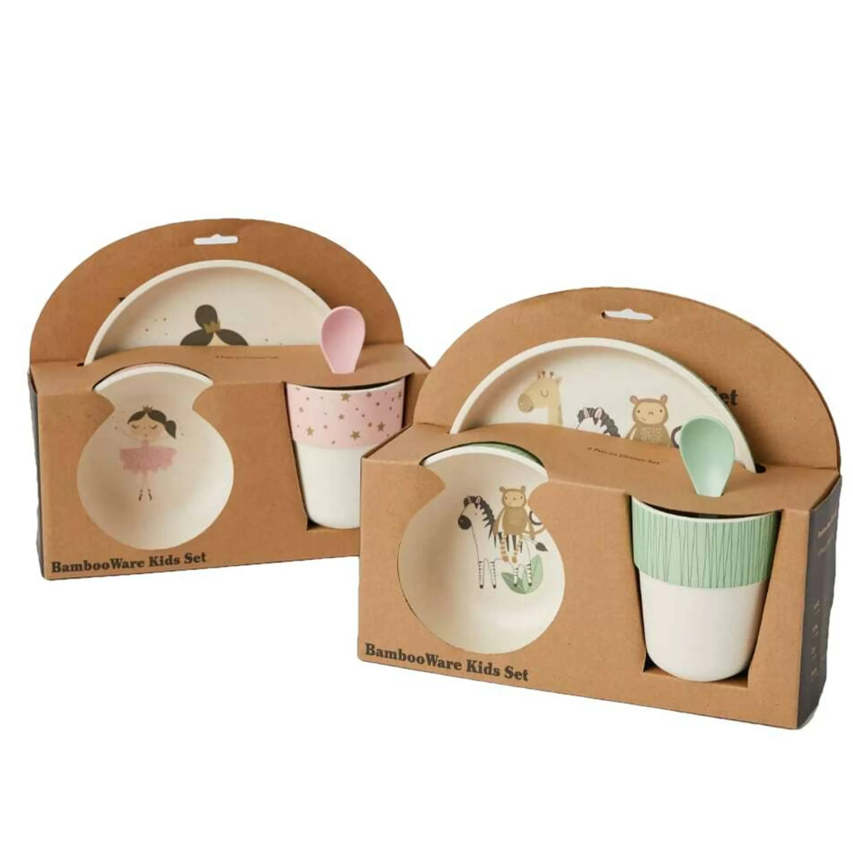 * Baby's First Christmas | Novelty Kids Bamboo Dinner Set (2 Styles) - 17.5Cm