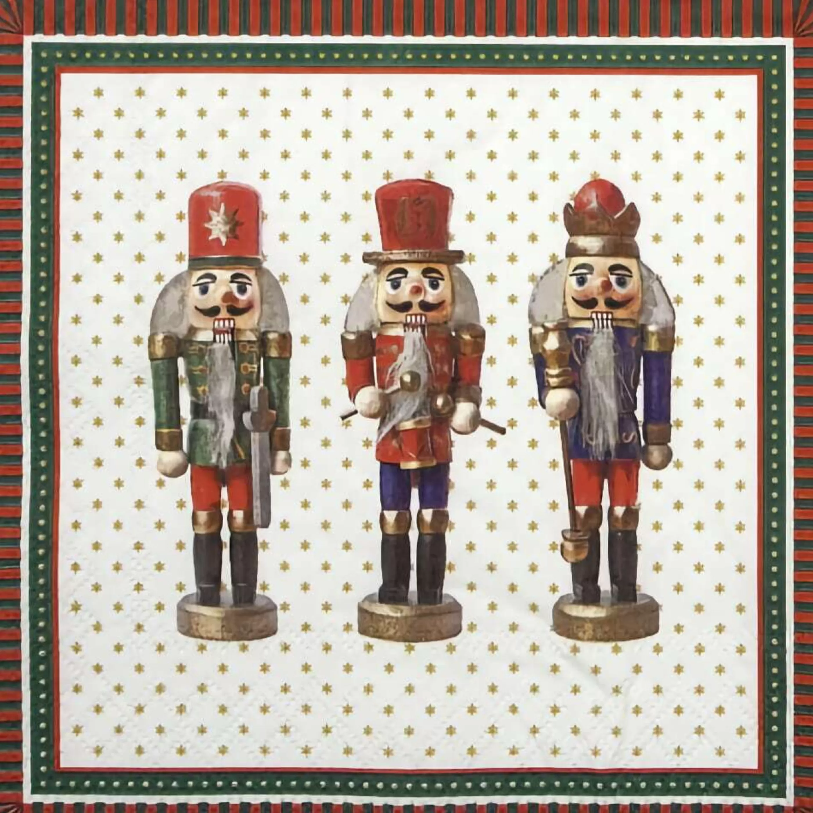 Cheap * Nutcrackers Luncheon Napkins (Pack Of 20) - 33Cm