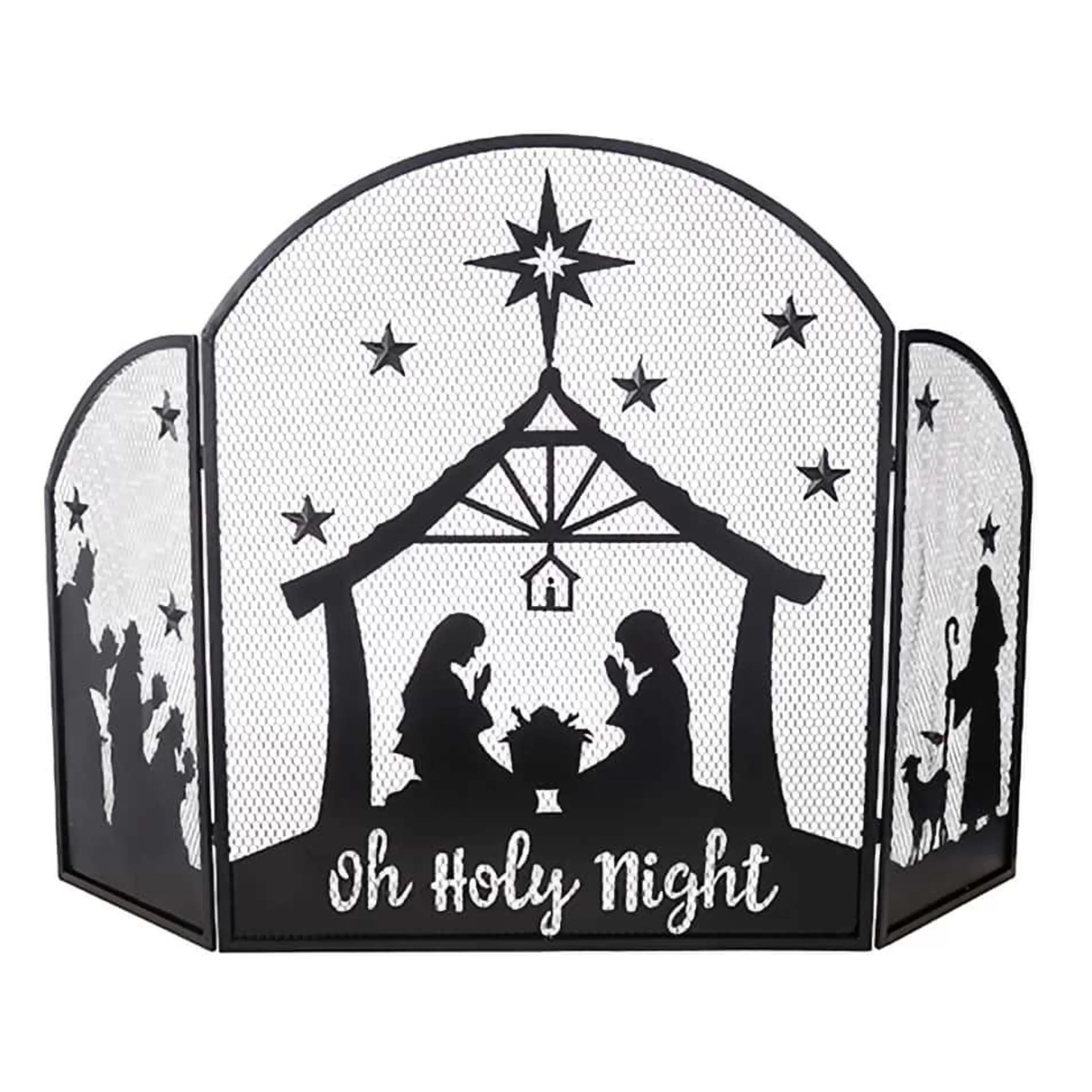 New RAZ Imports Oh Holy Night Nativity Firei Screen- 122Cm