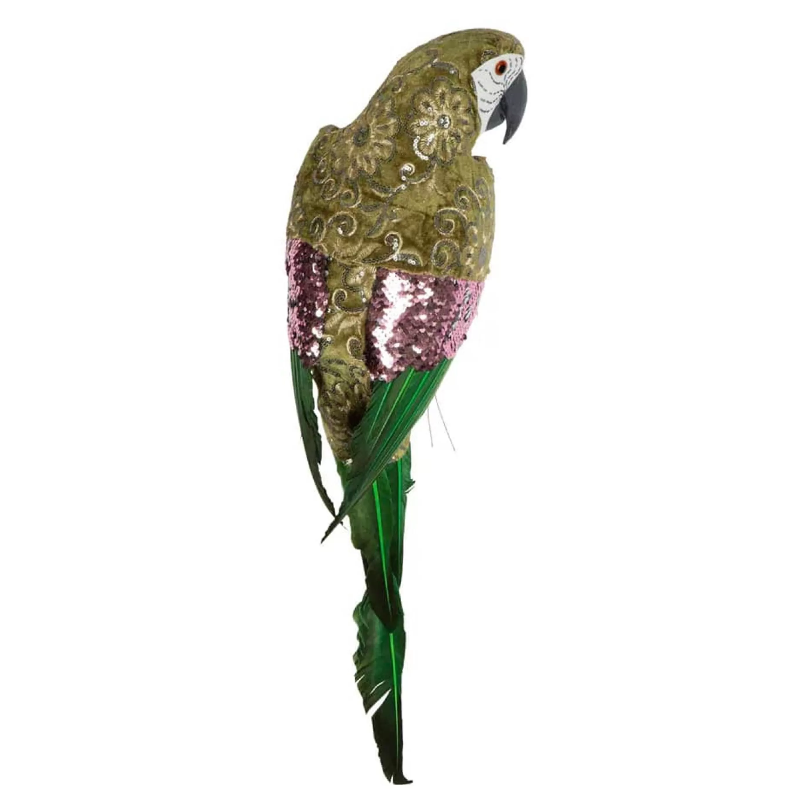 * Birds & Butterflies | Olive Green Vendor King Parrot - 67Cm