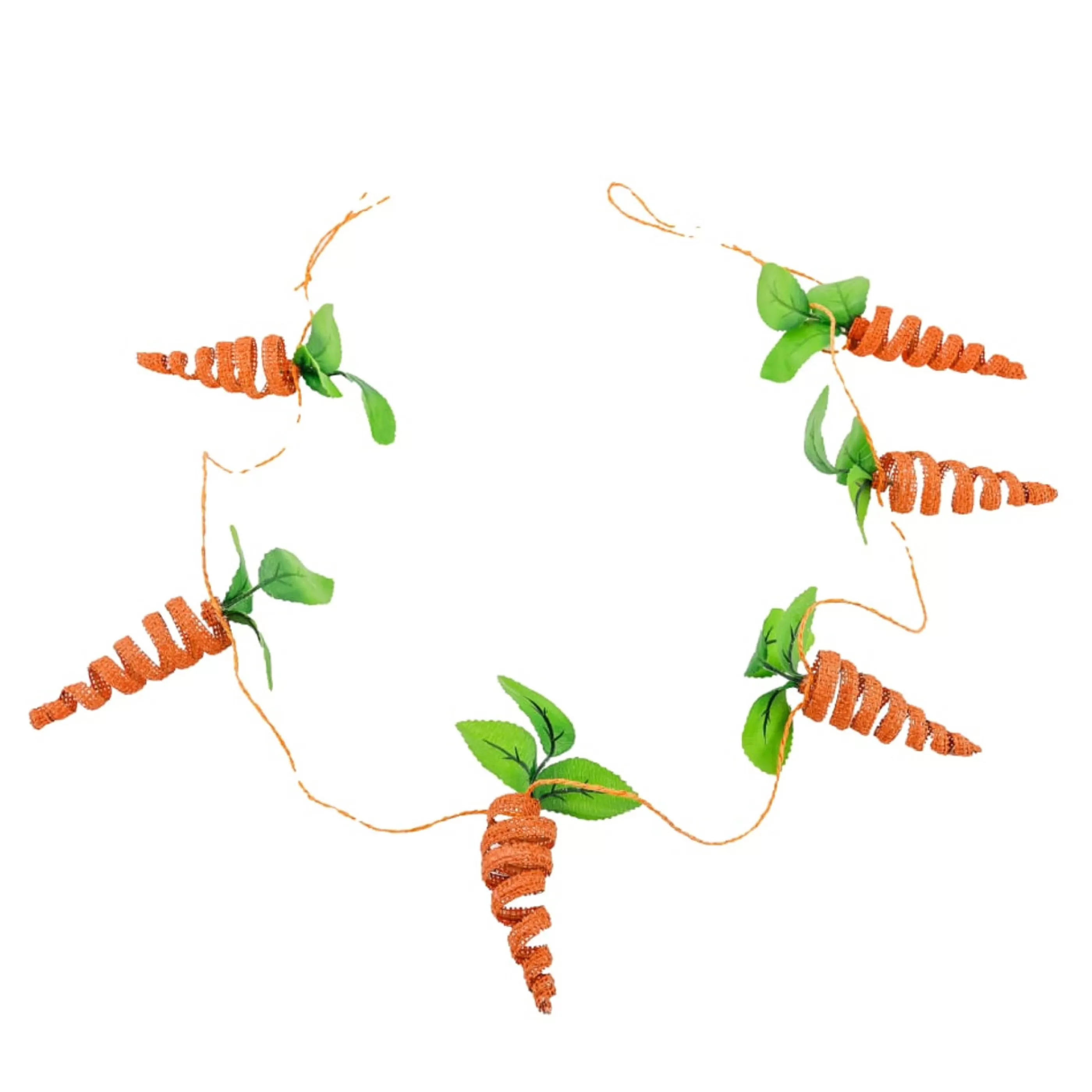 Easter Town Garlands | Orange Easter Carrot Garland - 150Cm