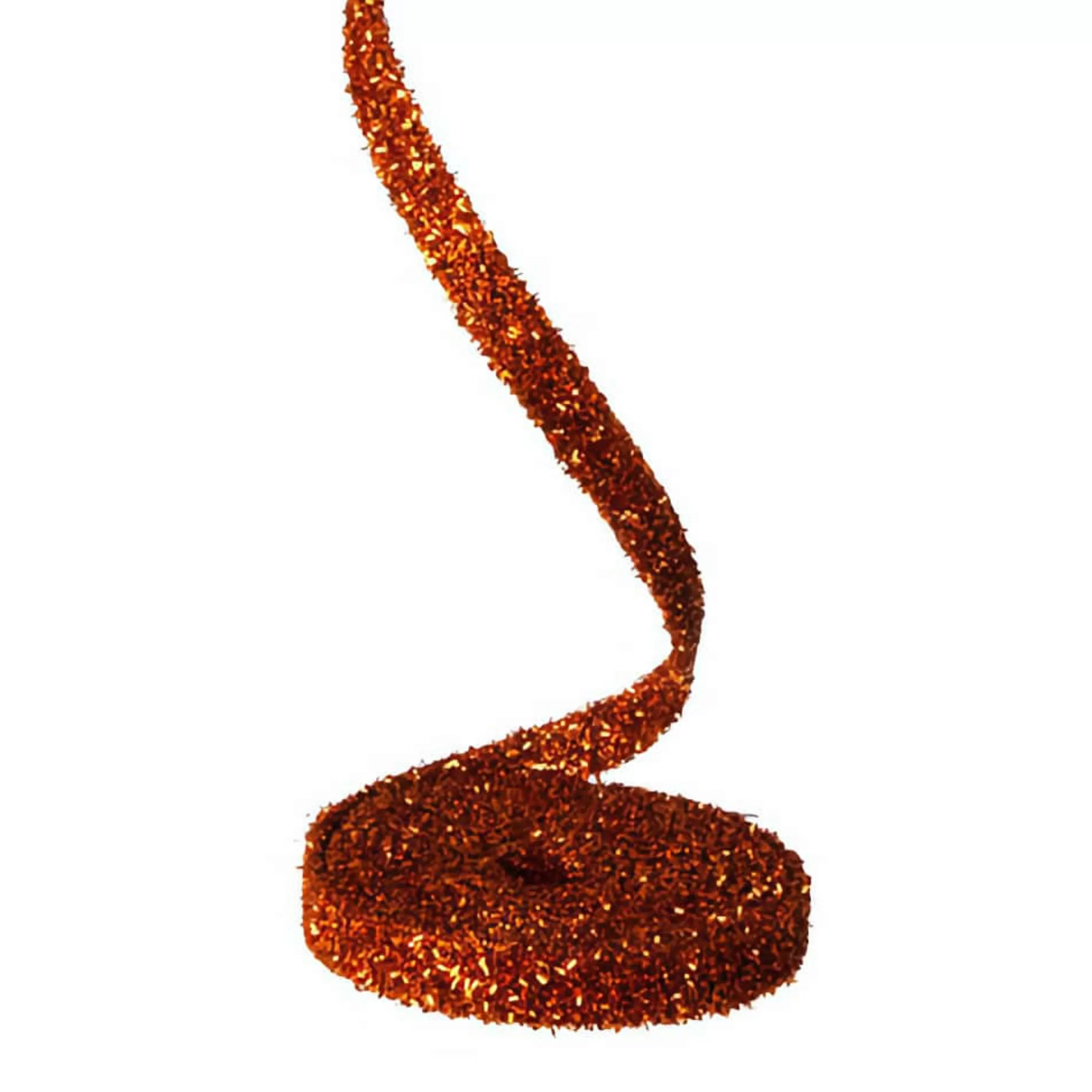 RAZ Imports Garlands | Orange Glittered Garland - 38Cm