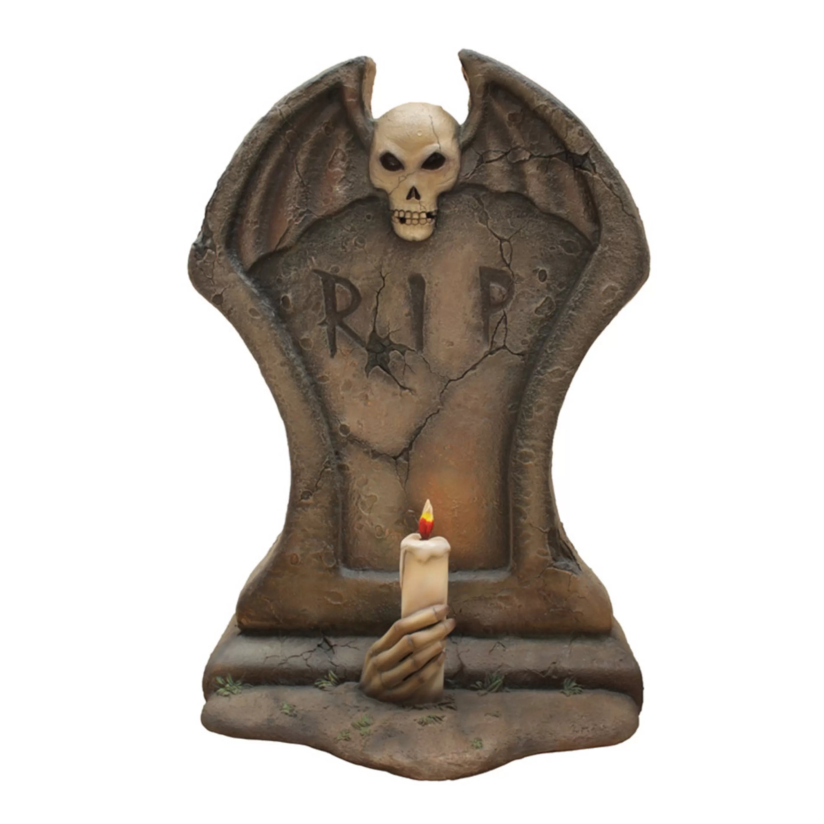 Best Witches of Halloween Outdoor Gravestone With Candle - 103Cm