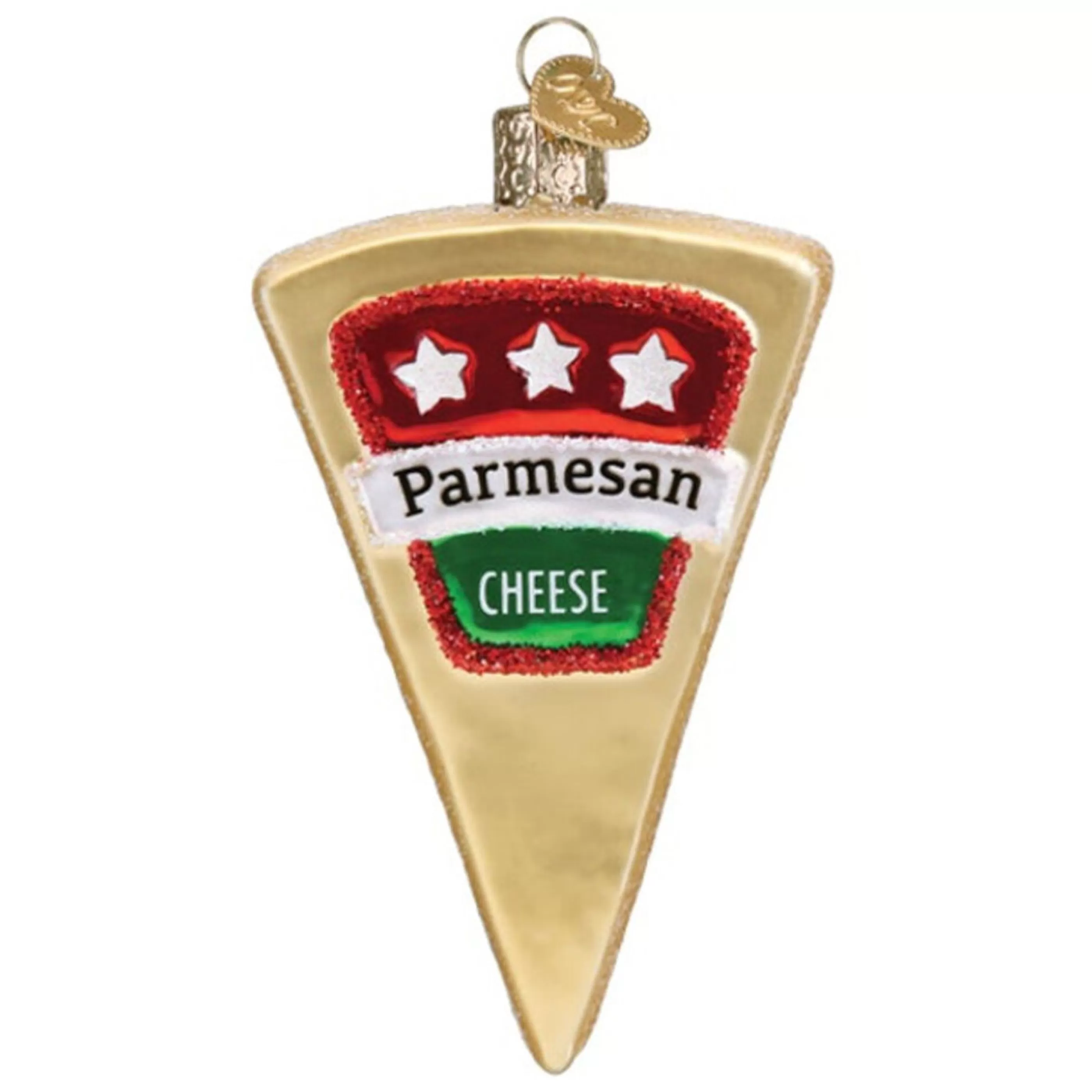 Olde English Crackers Glass Ornaments | Parmesan Cheese Glass Ornament - 10Cm