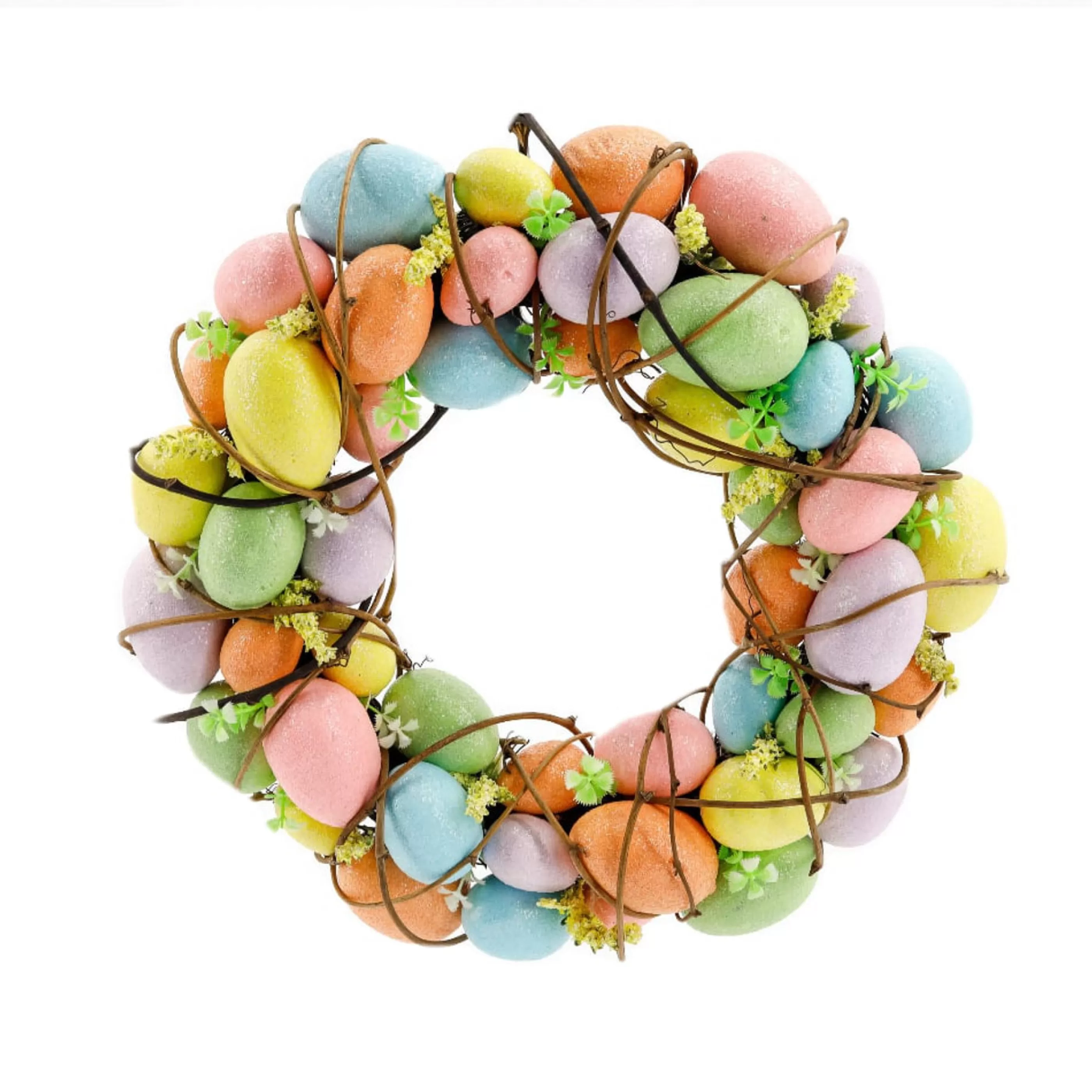 Easter Town Wreaths | Pastel Easter Eggs Wreath - 35Cm