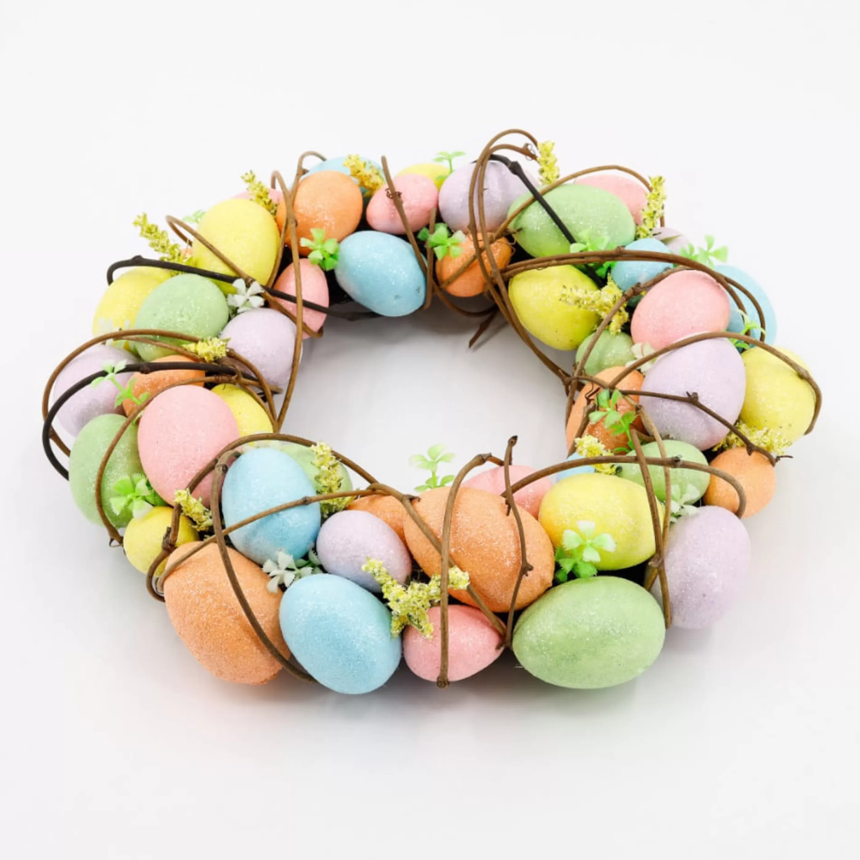 Easter Town Wreaths | Pastel Easter Eggs Wreath - 35Cm