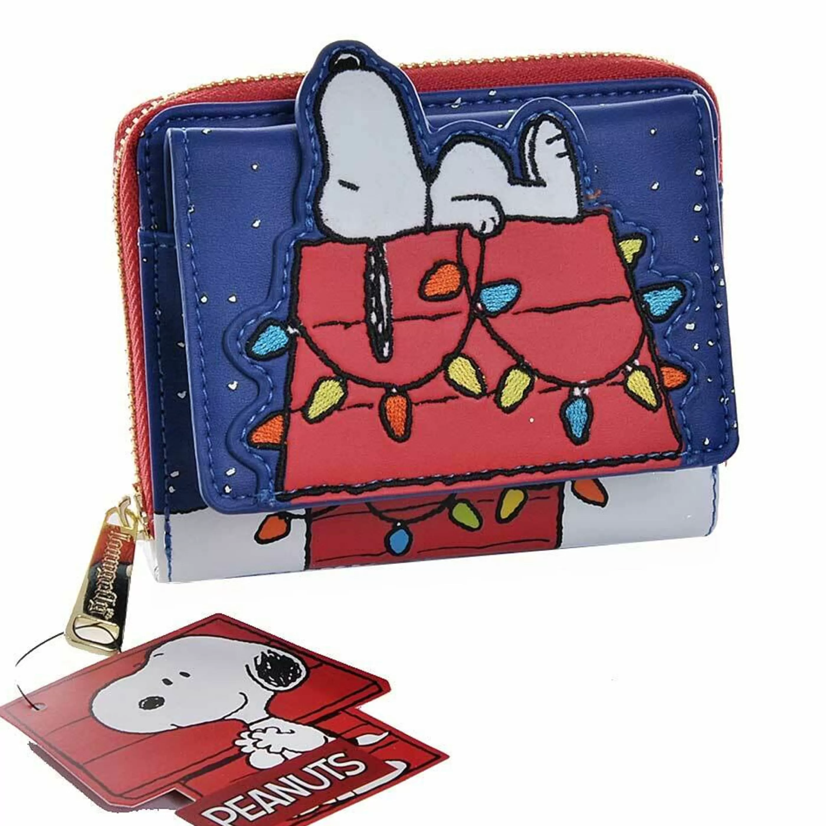 Best Funko Pop! (Holiday) Peanuts - Loungefly Holiday Snoopy House Flap Purse - 13Cm