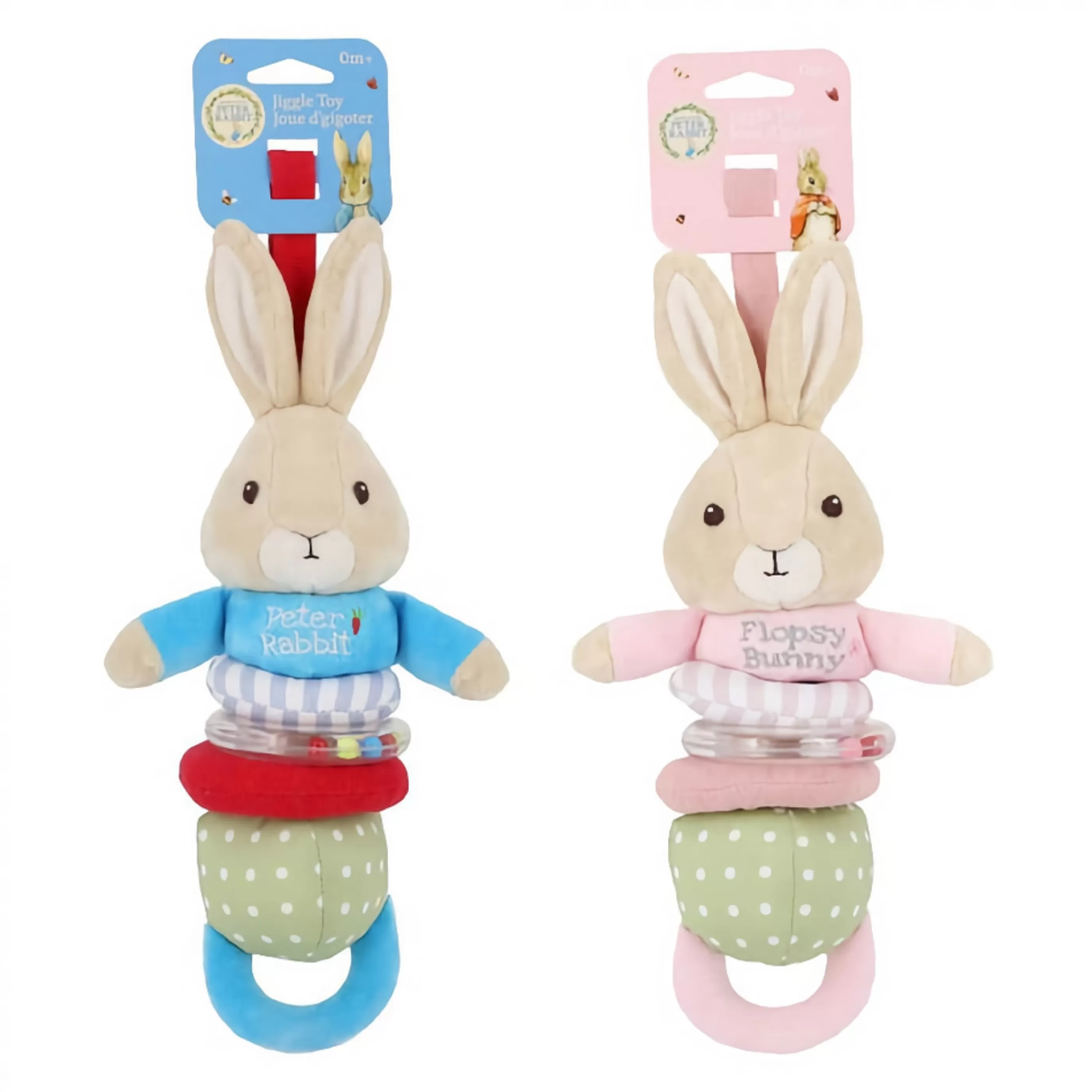 Beatrix Potter - Peter Rabbit Baby's First Christmas | Peter Rabbit And Flopsy Jiggler (2 Styles) - 30Cm