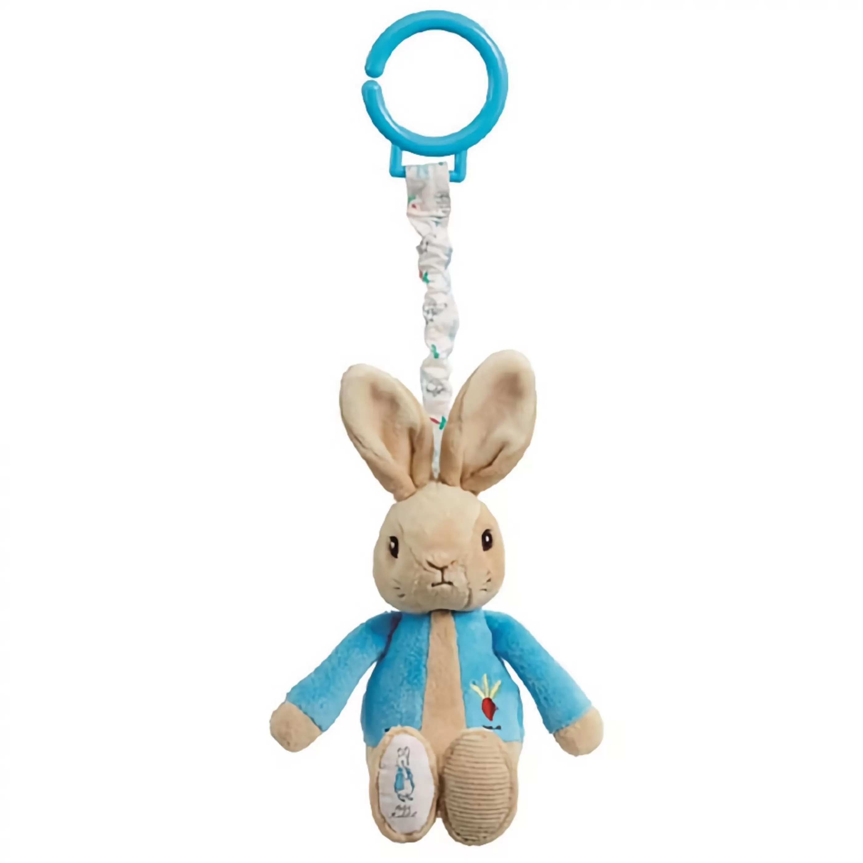 Beatrix Potter - Peter Rabbit Baby's First Christmas | Peter Rabbit Attachable Jiggler - 20Cm