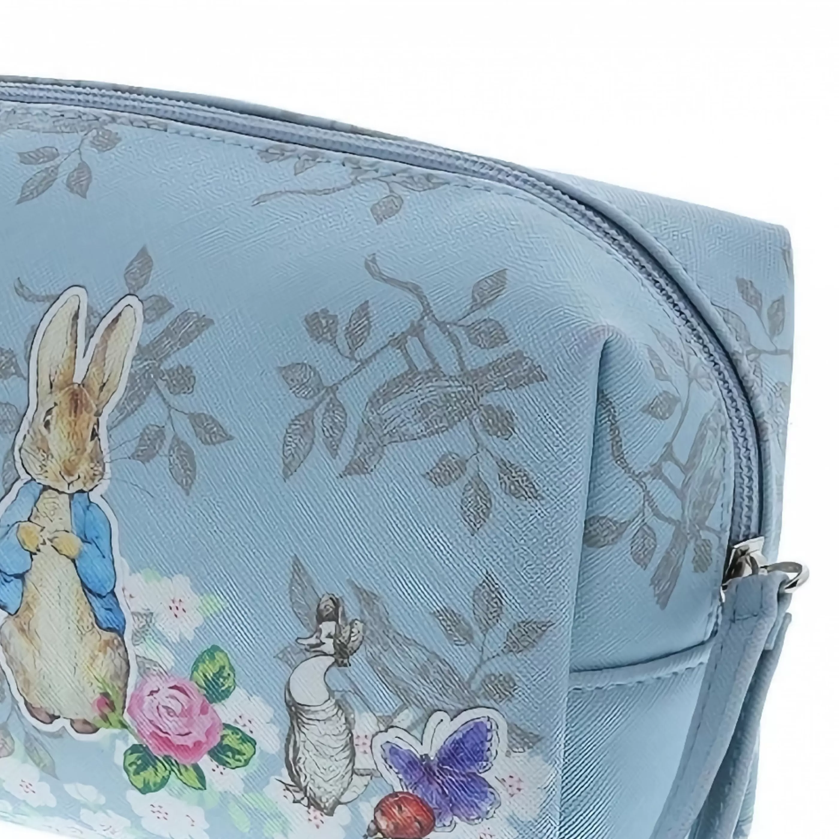 Beatrix Potter - Peter Rabbit Baby's First Christmas | Peter Rabbit Blue Illustrated Wash Bag - 17.5Cm