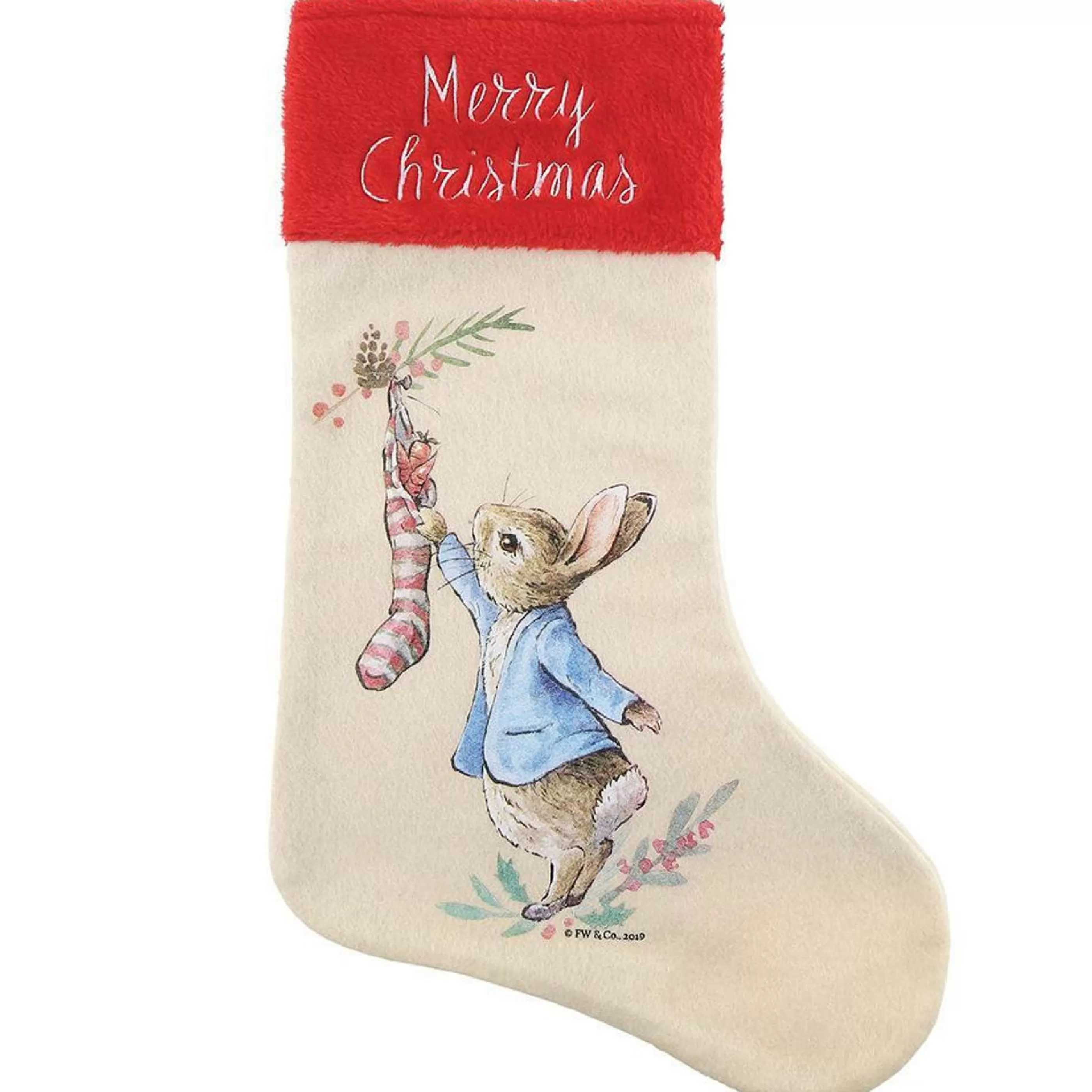 Beatrix Potter - Peter Rabbit Baby's First Christmas | Peter Rabbit Christmas Stocking (Beatrix Potter) - 46Cm