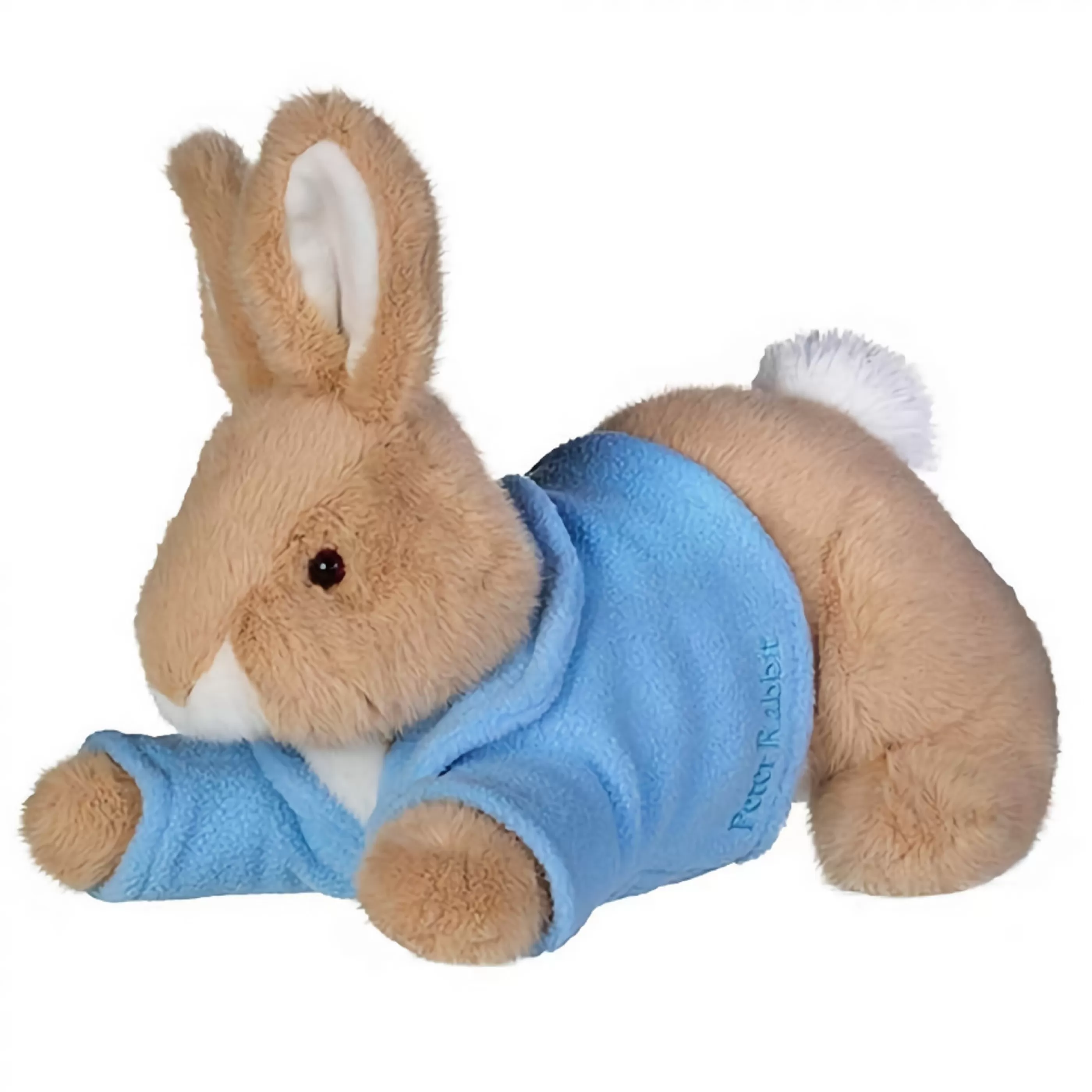 Beatrix Potter - Peter Rabbit Baby's First Christmas | Peter Rabbit Lying Plush With Blue Jacket - 25Cm