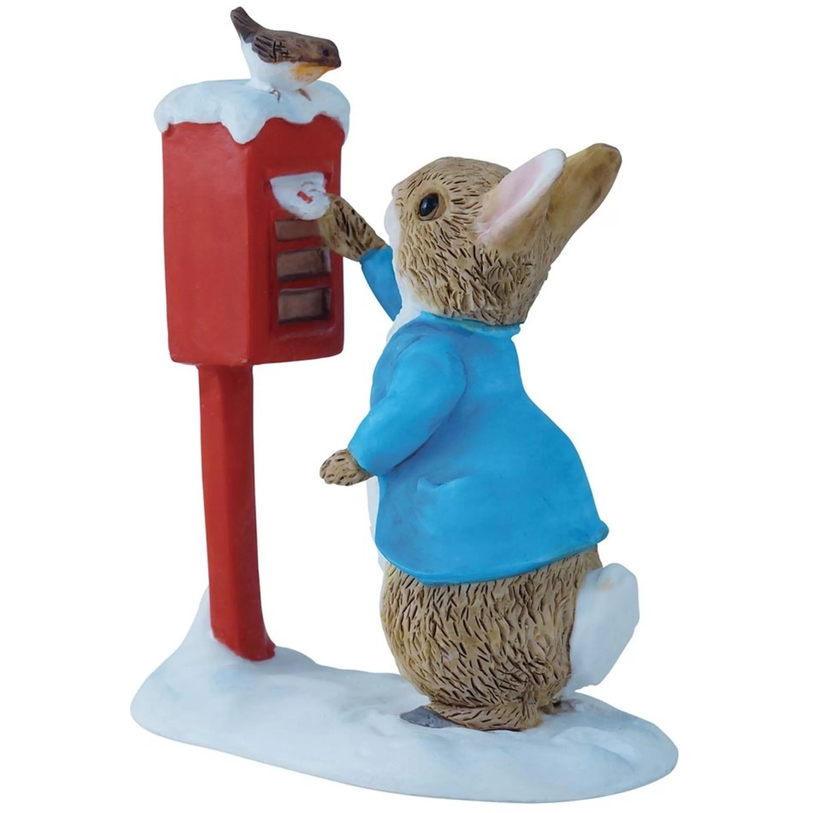 Beatrix Potter - Peter Rabbit Table Top Decorations | Peter Rabbit Posting A Letter Figurine - 8Cm