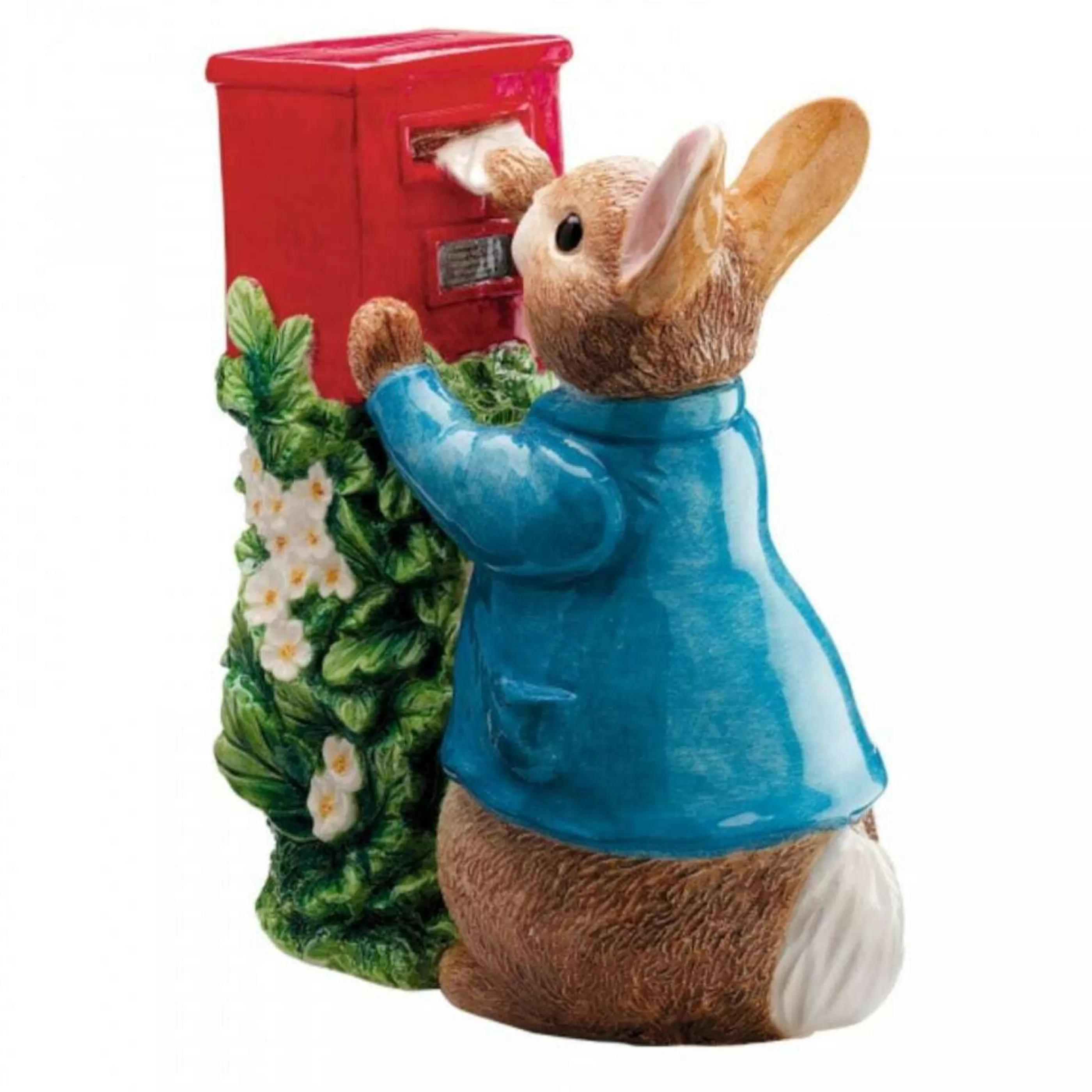 Beatrix Potter - Peter Rabbit Table Top Decorations | Peter Rabbit Posting A Letter Money Bank - 17Cm