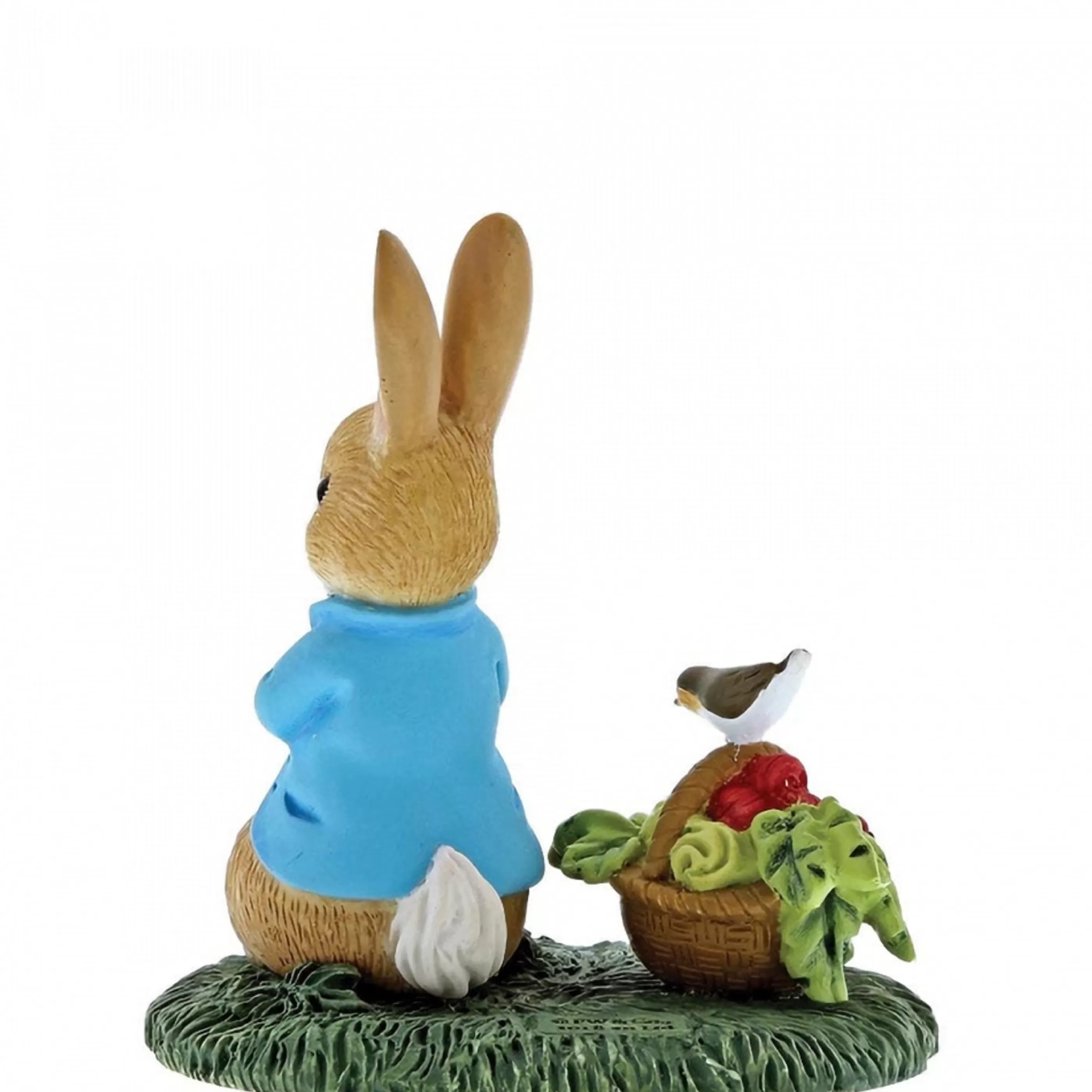 Beatrix Potter - Peter Rabbit Table Top Decorations | Peter Rabbit With Basket Figurine - 6Cm