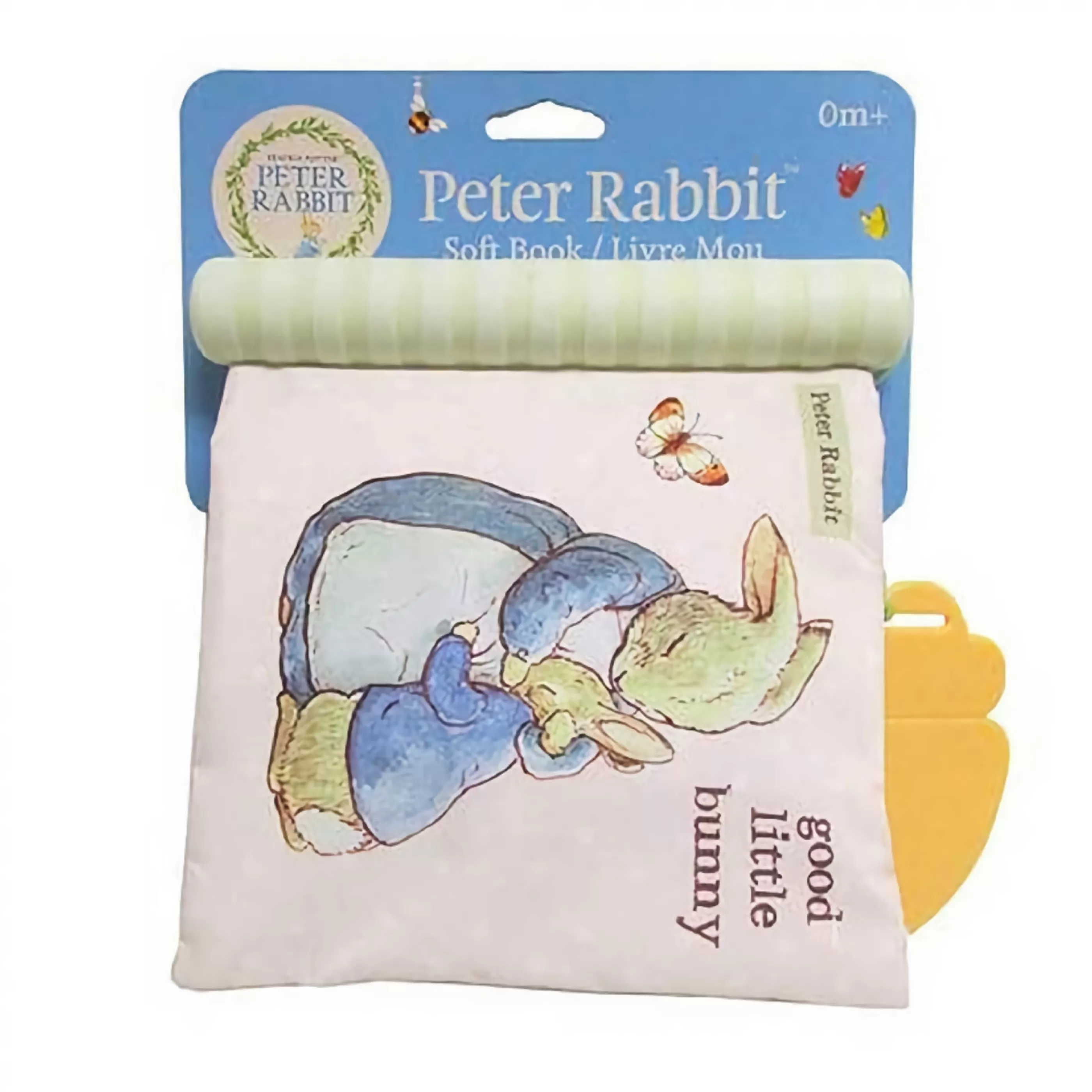 Beatrix Potter - Peter Rabbit Baby's First Christmas | Peter Rabbit With Teether Soft Book - 17Cm