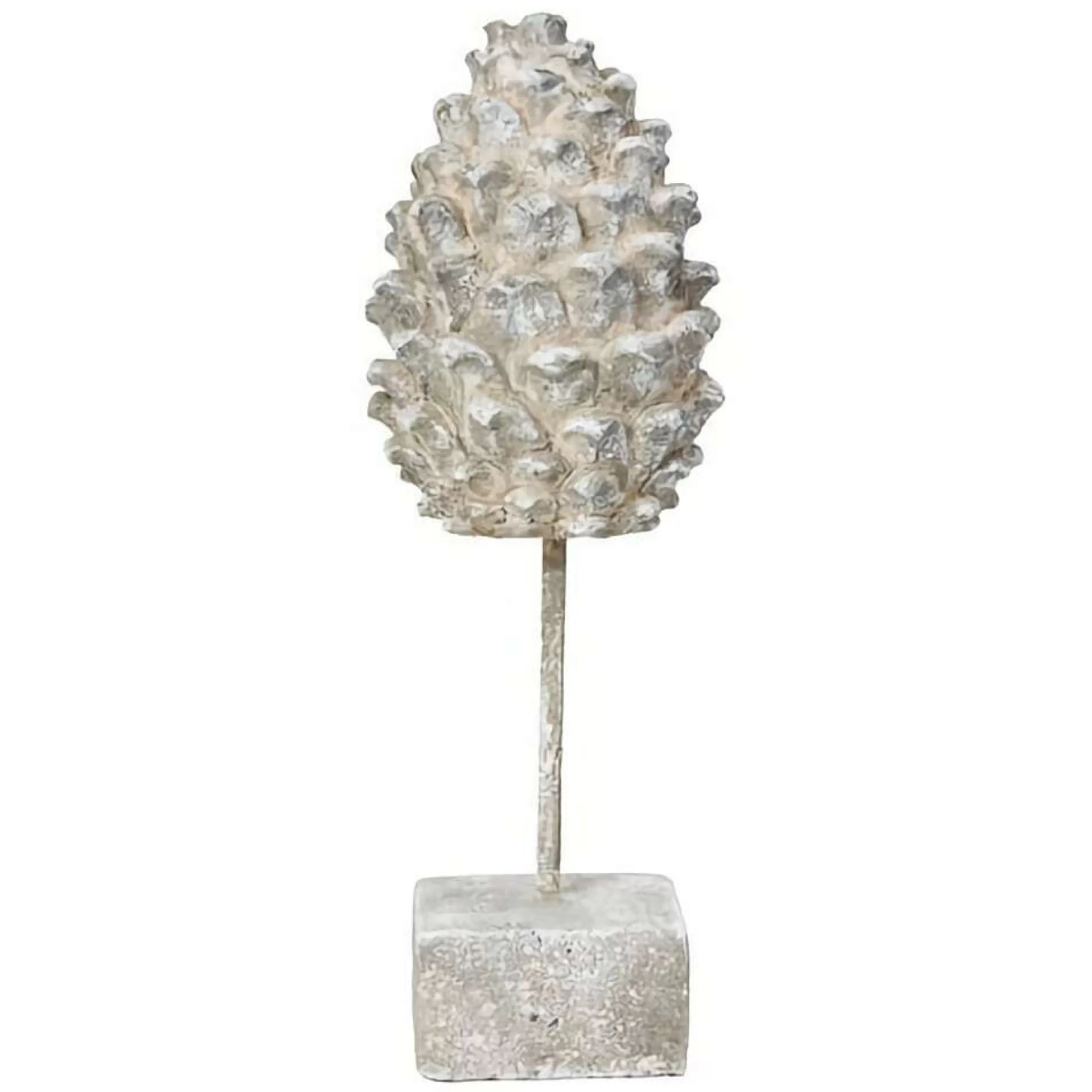 * Table Top Decorations | Pinecone Ornament On Stand Medium - 40Cm