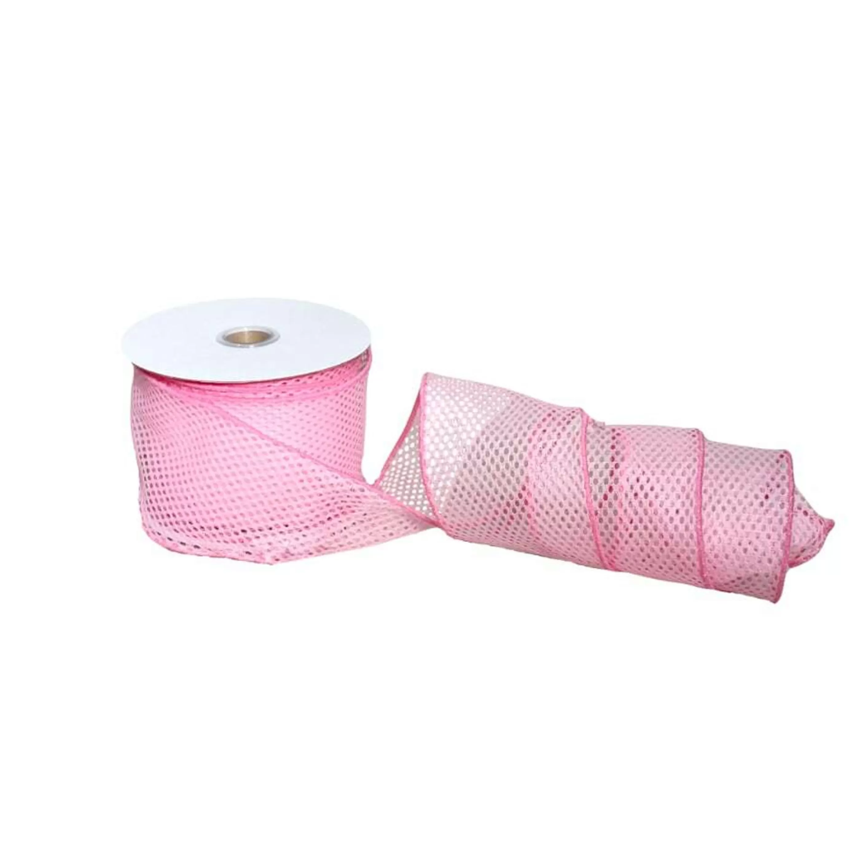 * Christmas Ribbon & Bows | Pink Weave Ribbon - 10M