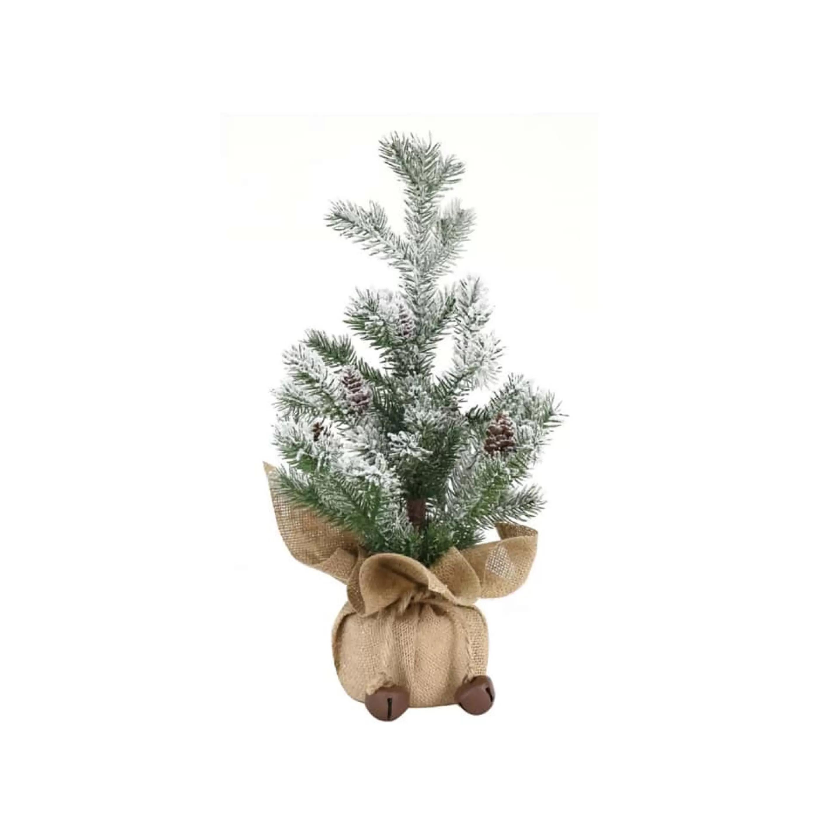 * Table Top Decorations | Potted Tree With Nutbell Sack (2 Colours) - 42/45Cm