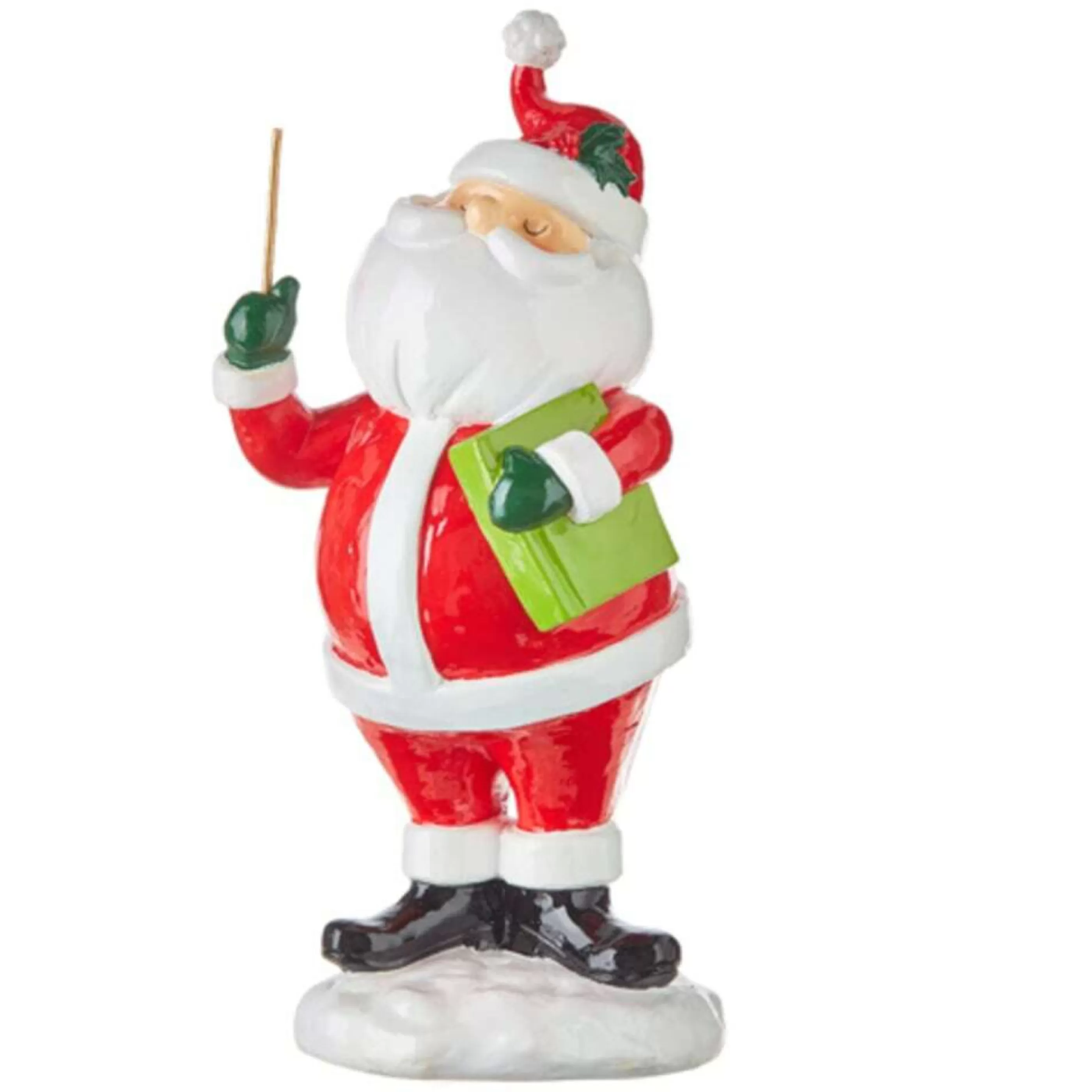 RAZ Imports Table Top Decorations | Professor Santa Claus At Elf University - 32Cm