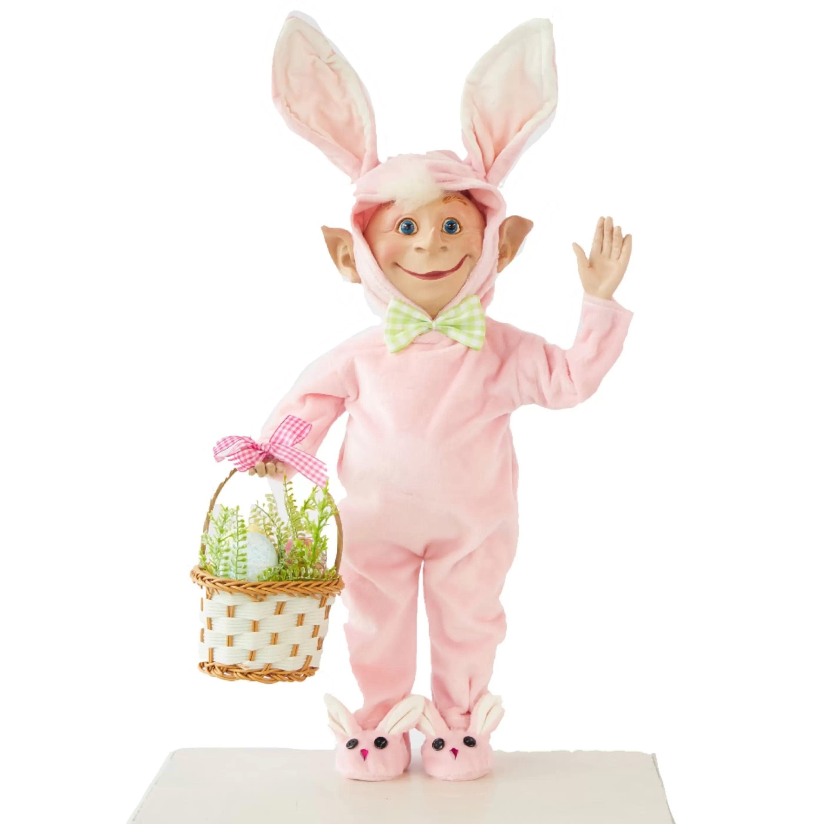 Sale Easter Town Ralphie The Pink Bunny Elf - 45Cm