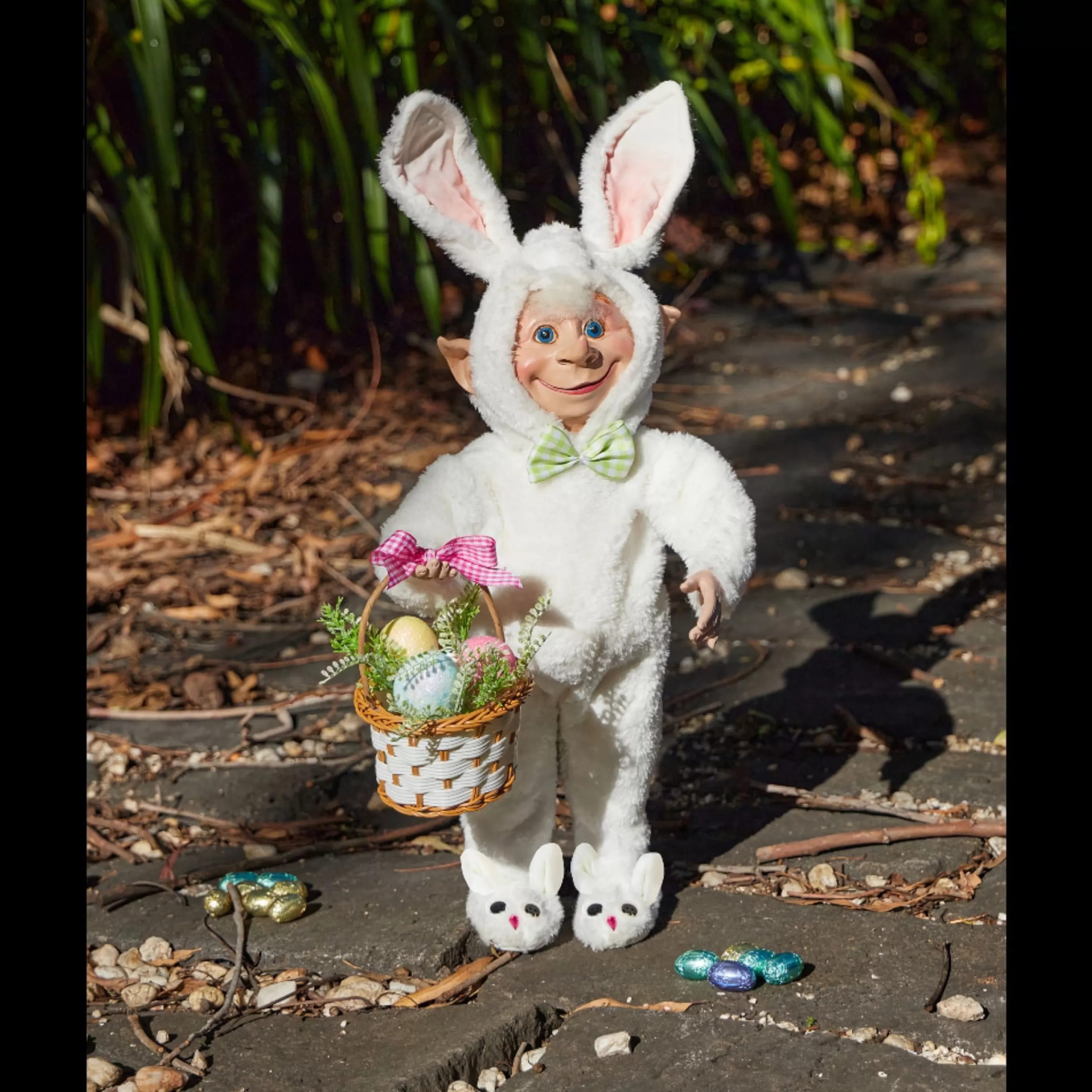 Outlet Easter Town Ralphie The White Bunny Elf - 45Cm