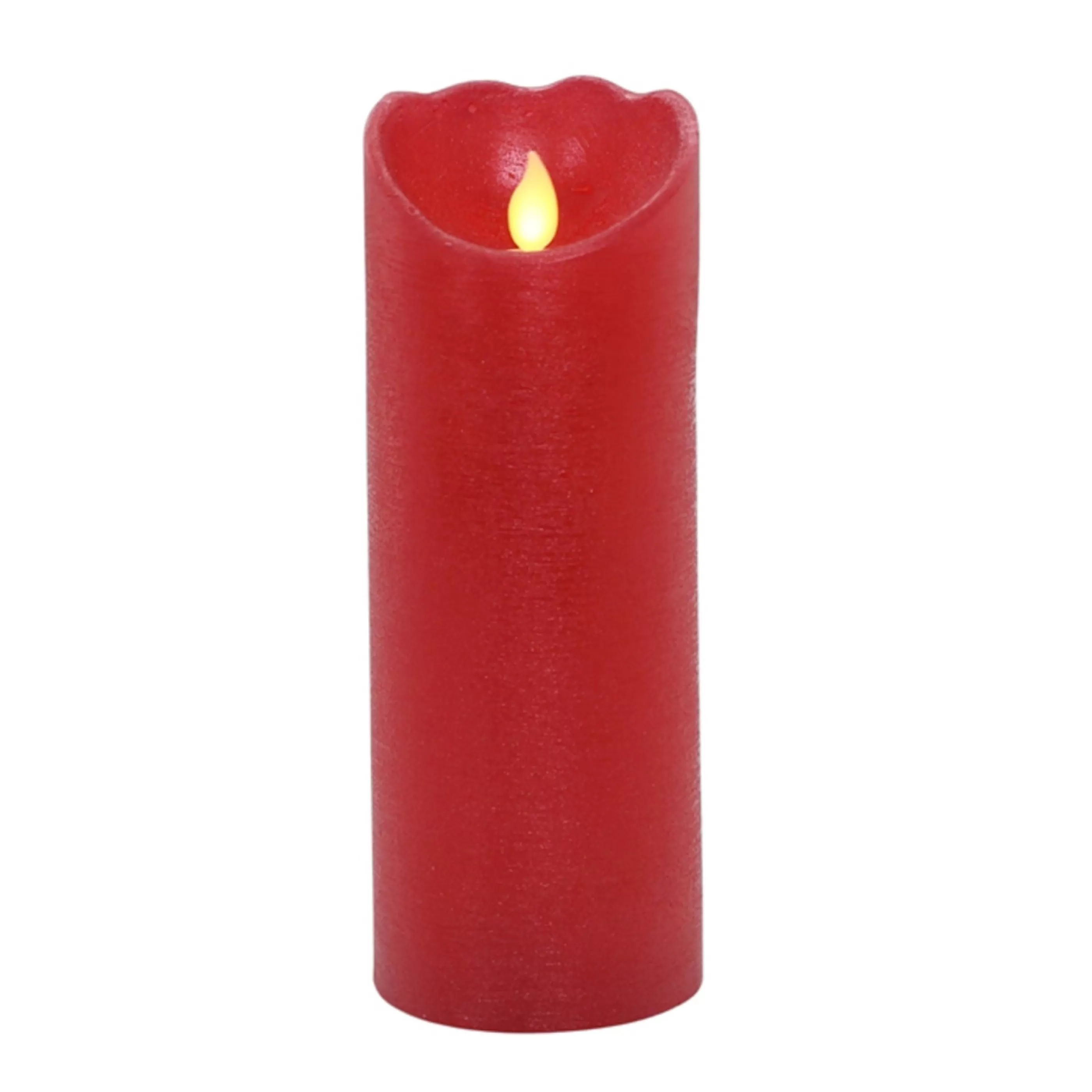 Sale * Red Beacon Led Wax Pillar - 20Cm