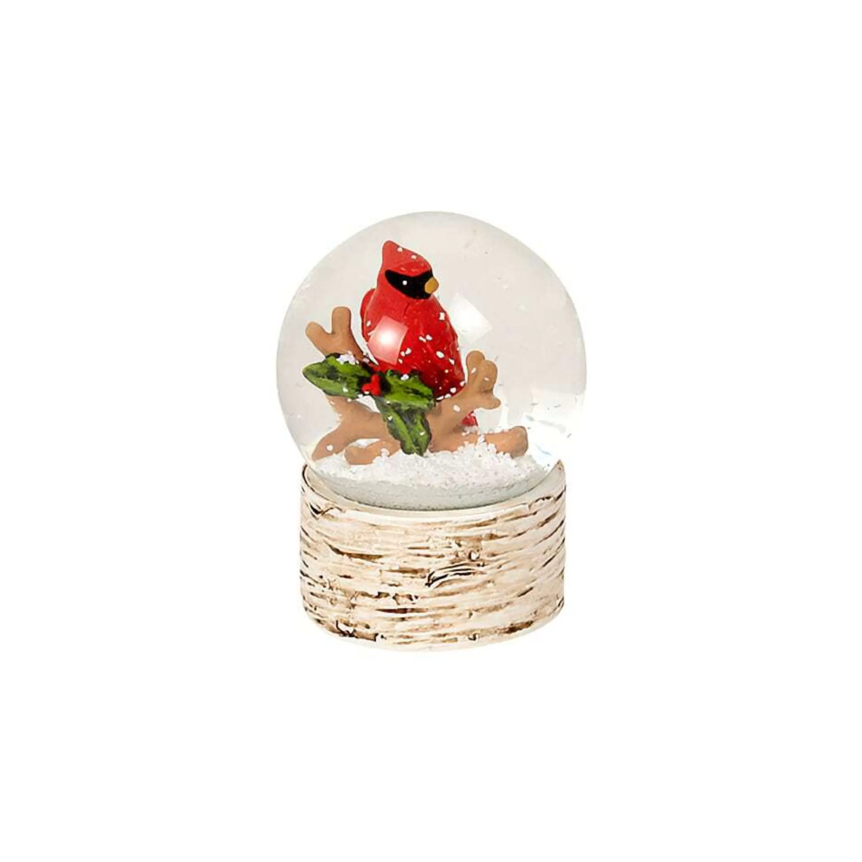 Fashion * Red Cardinal Waterball - 9Cm