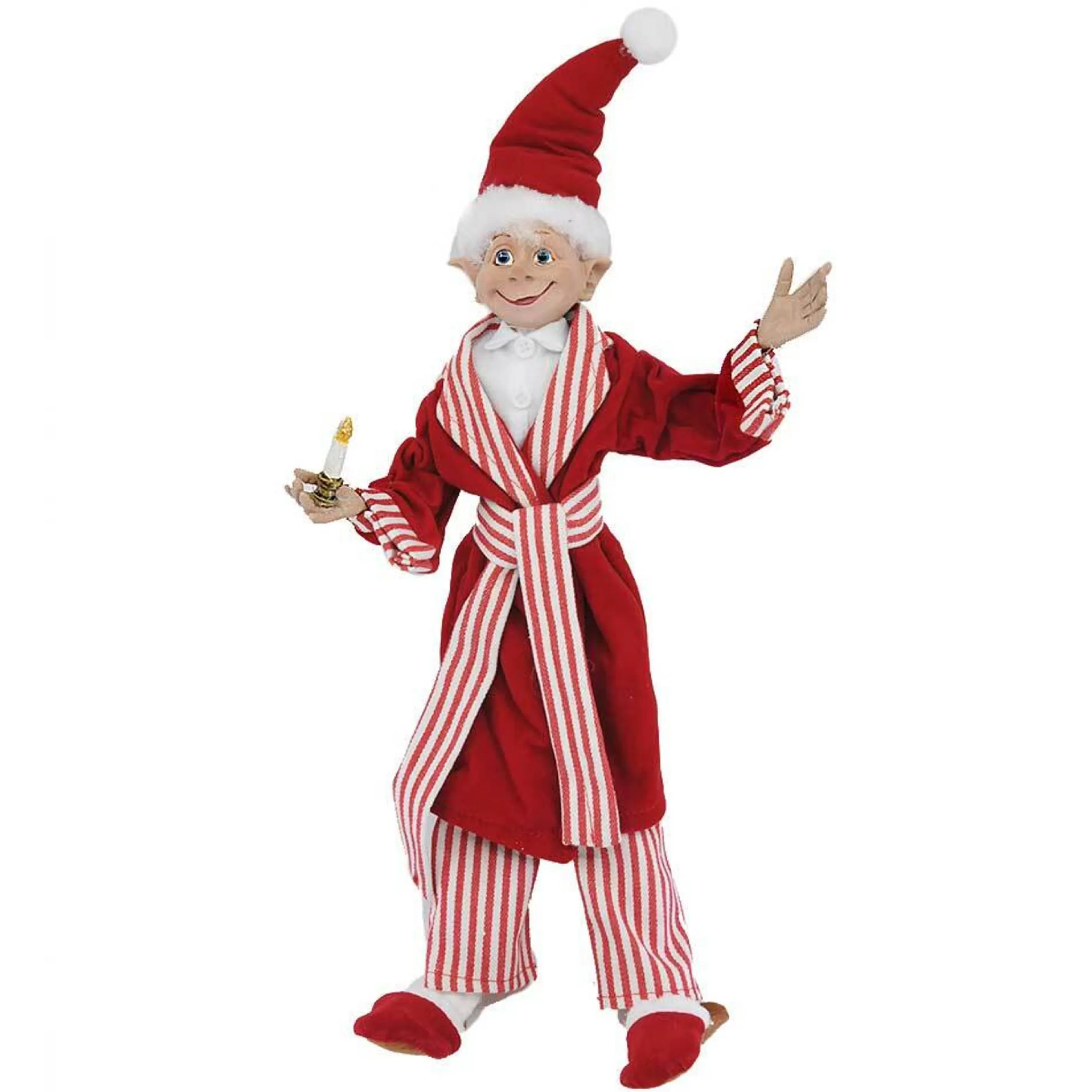 Store * Red White Bedtime Reve Christmas Elf - 42.5Cm