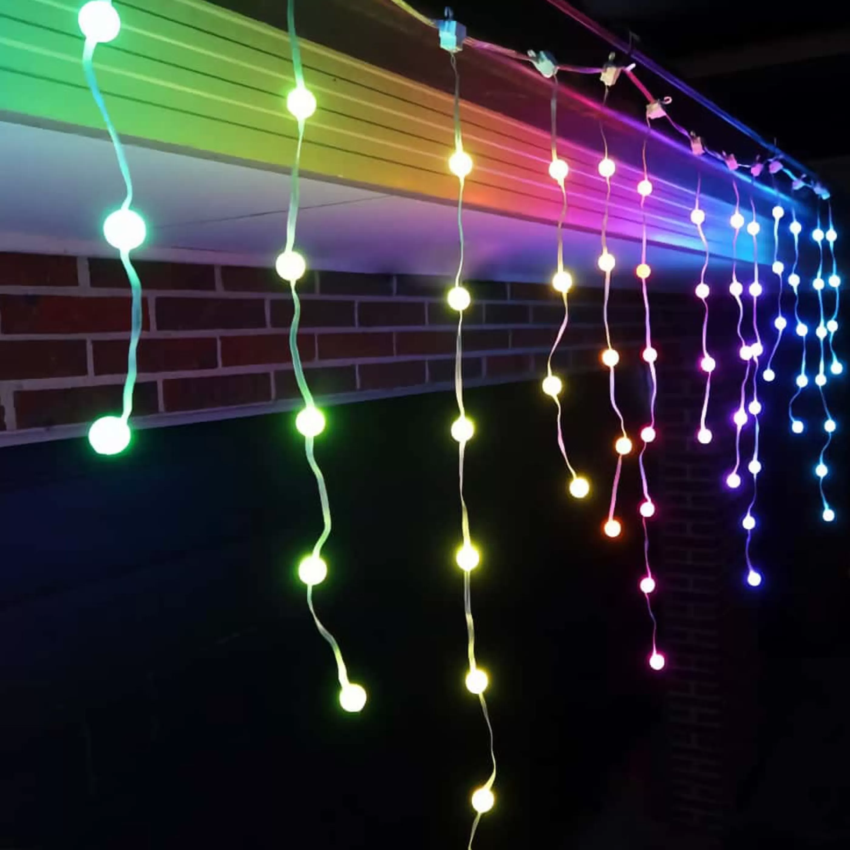 Flash Sale * Rgb Icicle Light With 15Mm Balls - 5M