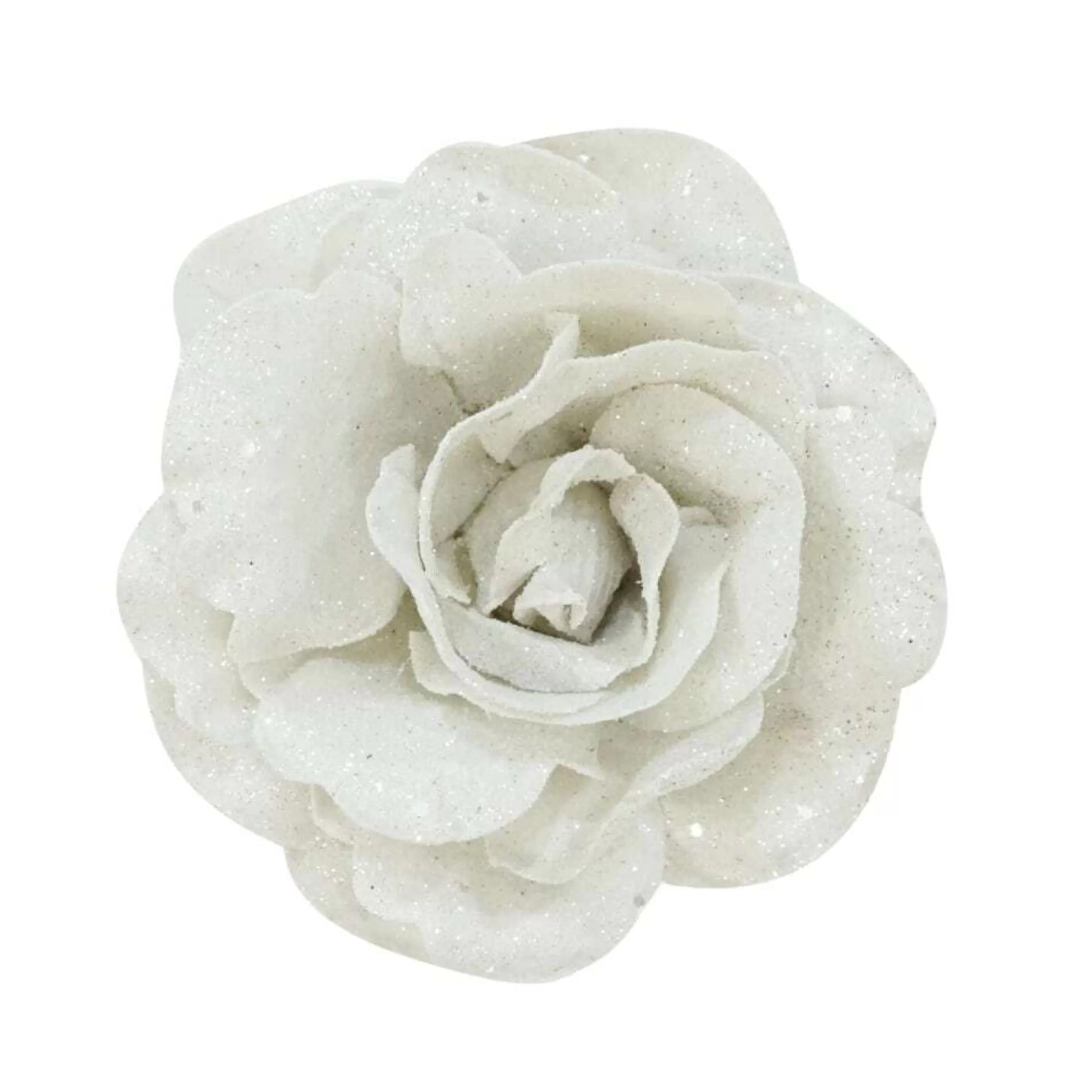 * Floristry | Rose Bloom With Clip (6 Colours) - 16Cm