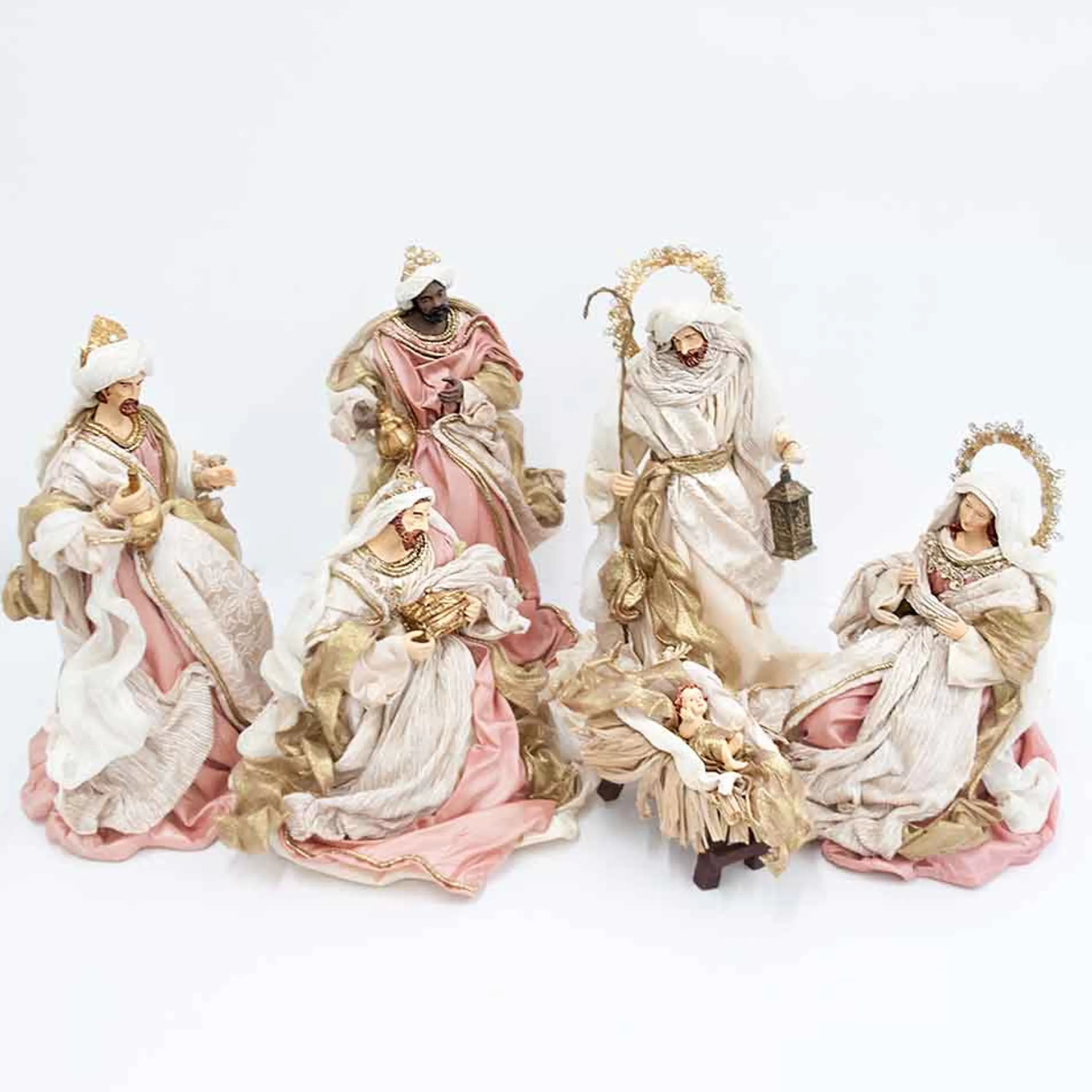 Discount * Rose Gold Nativity Margaux Collection (Set Of 5) - 35Cm