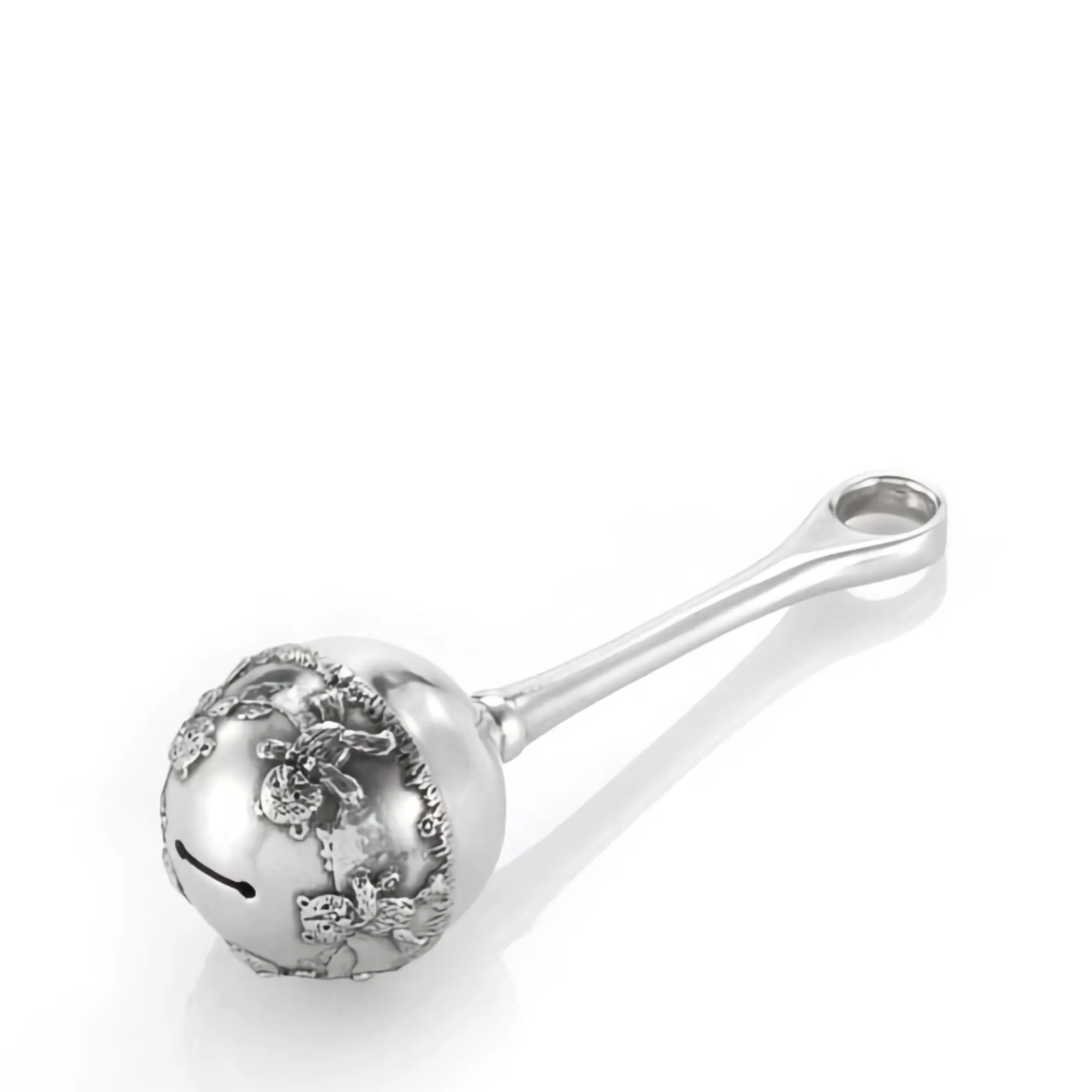 Royal Selangor Baby's First Christmas | Baby Rattle In Gift Box - 11Cm