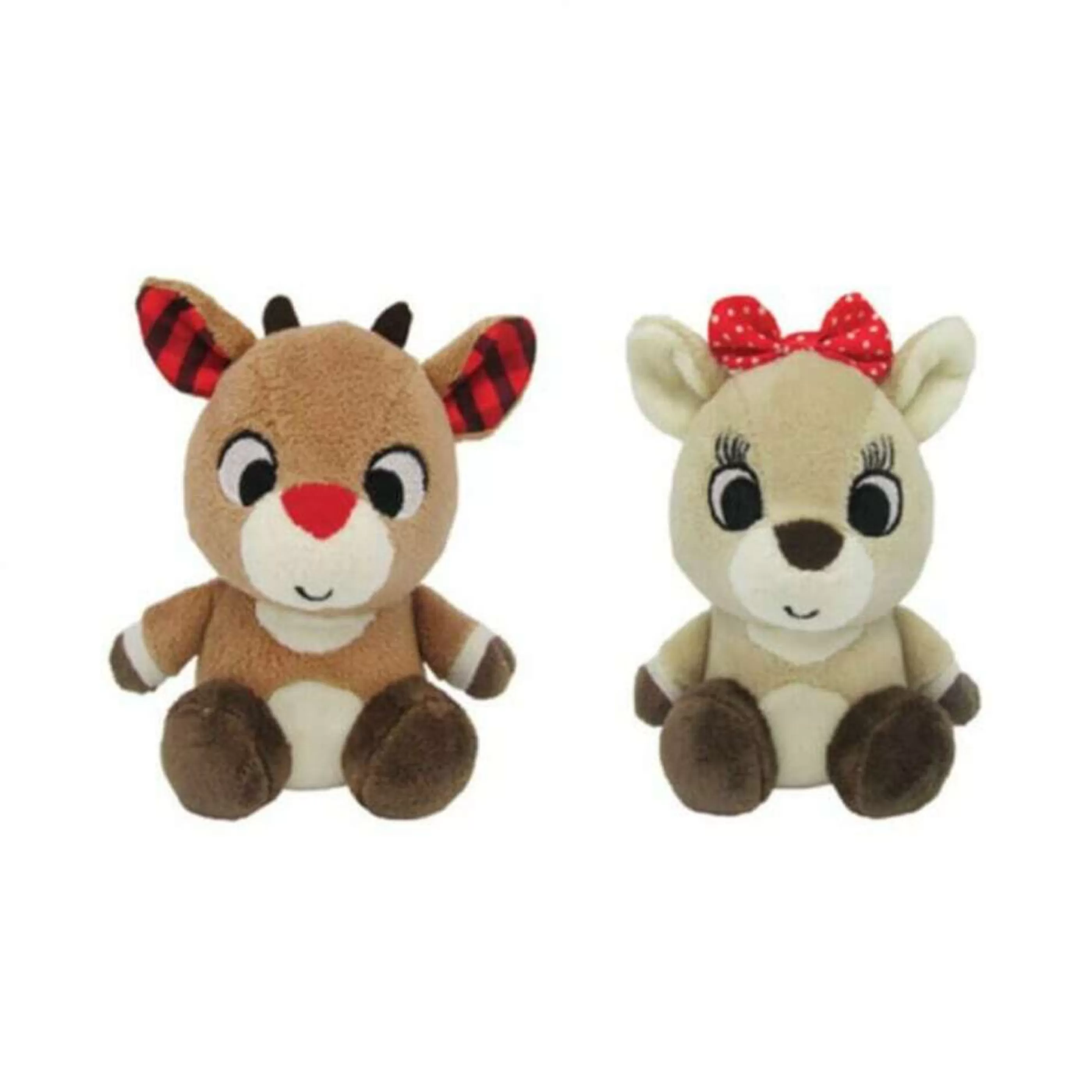 Rudolph the Red Nosed Reindeer Baby's First Christmas | Rudolph And Clarice Jingler (2 Styles) - 12Cm