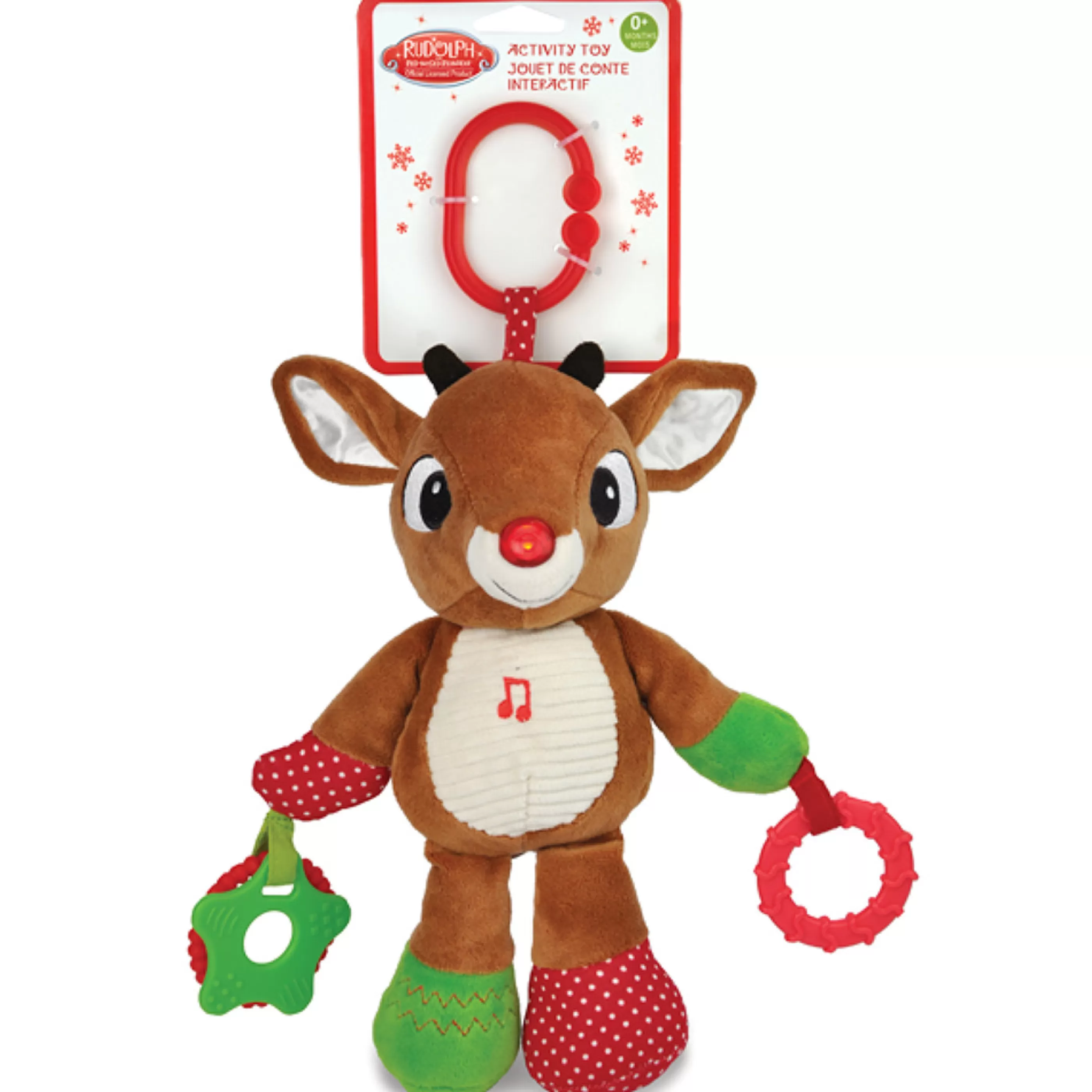 Rudolph the Red Nosed Reindeer Baby's First Christmas | Rudolph Baby's Activity Toy - 30Cm