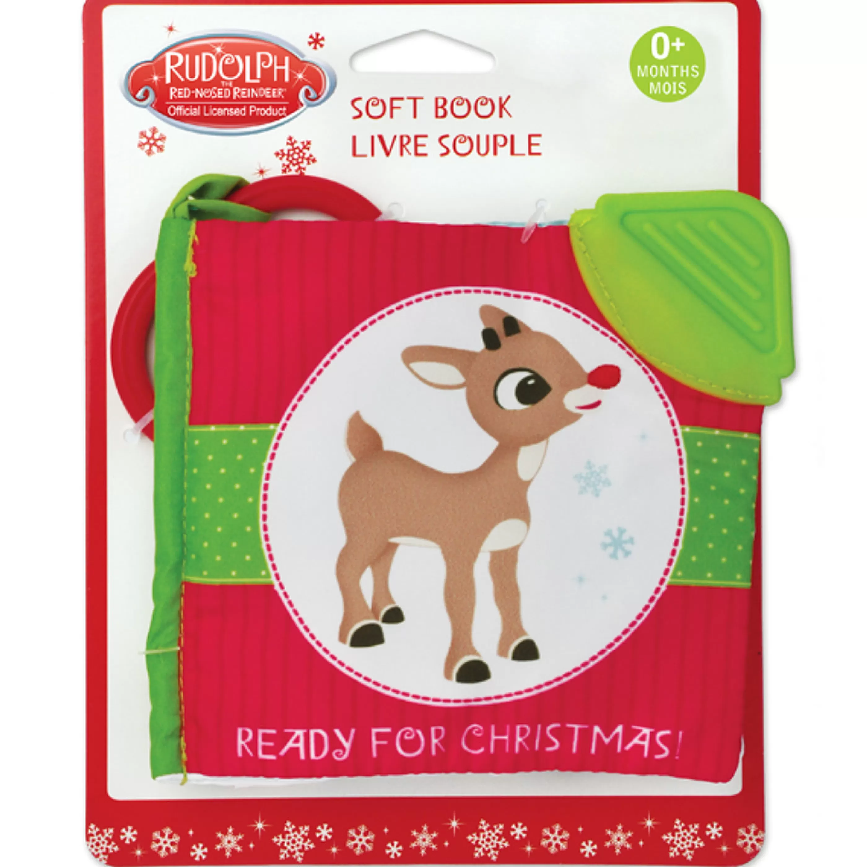 Rudolph the Red Nosed Reindeer Baby's First Christmas | Rudolph Soft Story Book - 12Cm