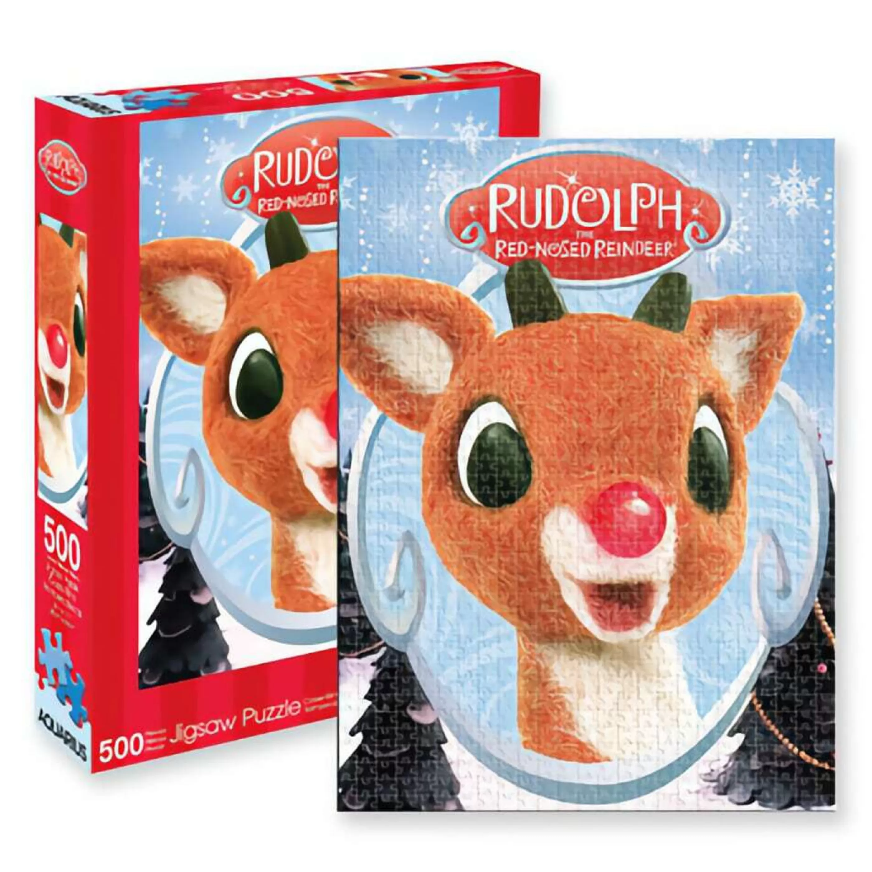 Discount Rudolph the Red Nosed Reindeer Rudolph The Red-Nosed Reindeer Collage Zigsaw Puzzle (500 Piece)