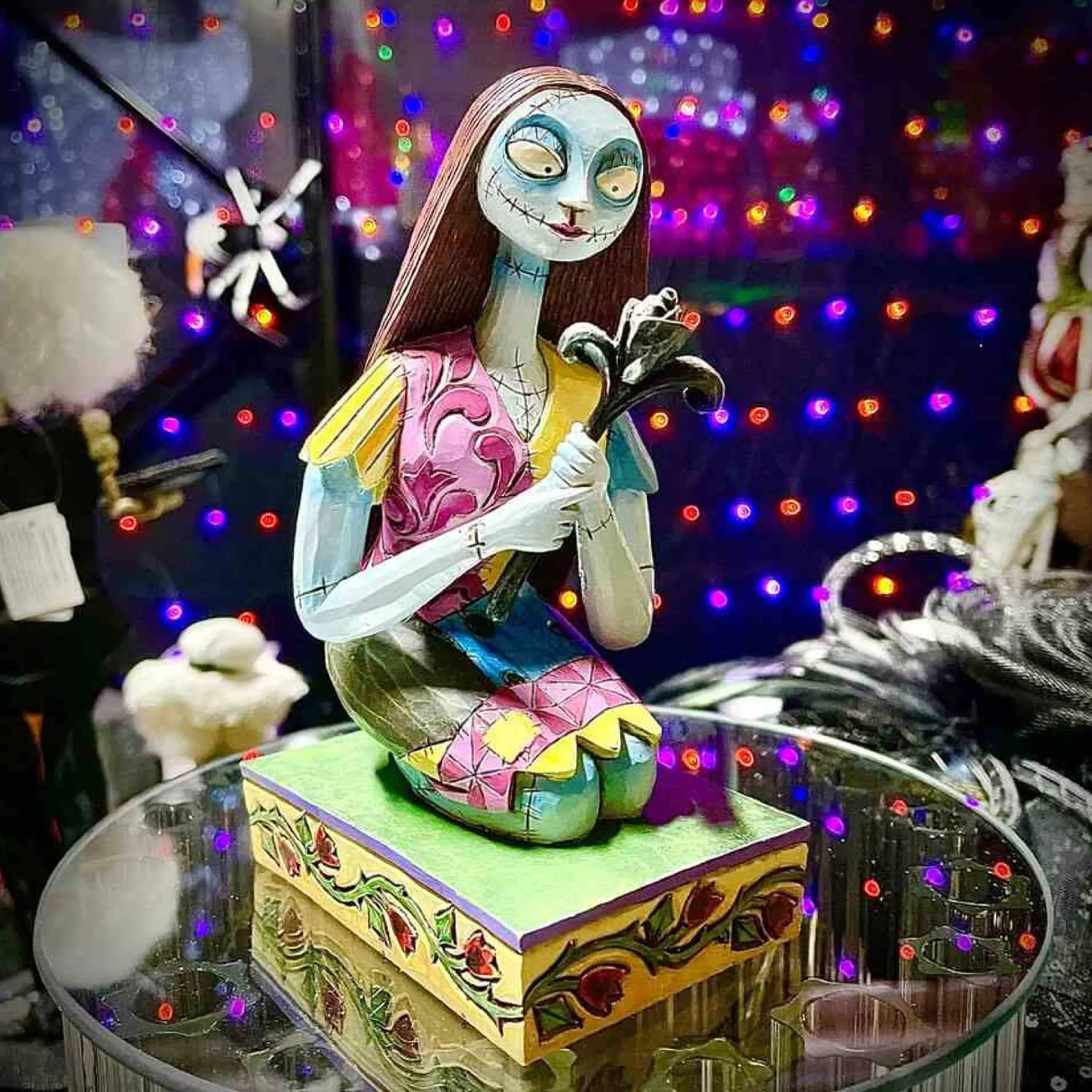 Disney Christmas Decorations Table Top Decorations | Sally Nightmare Before Christmas Figurine - 15Cm