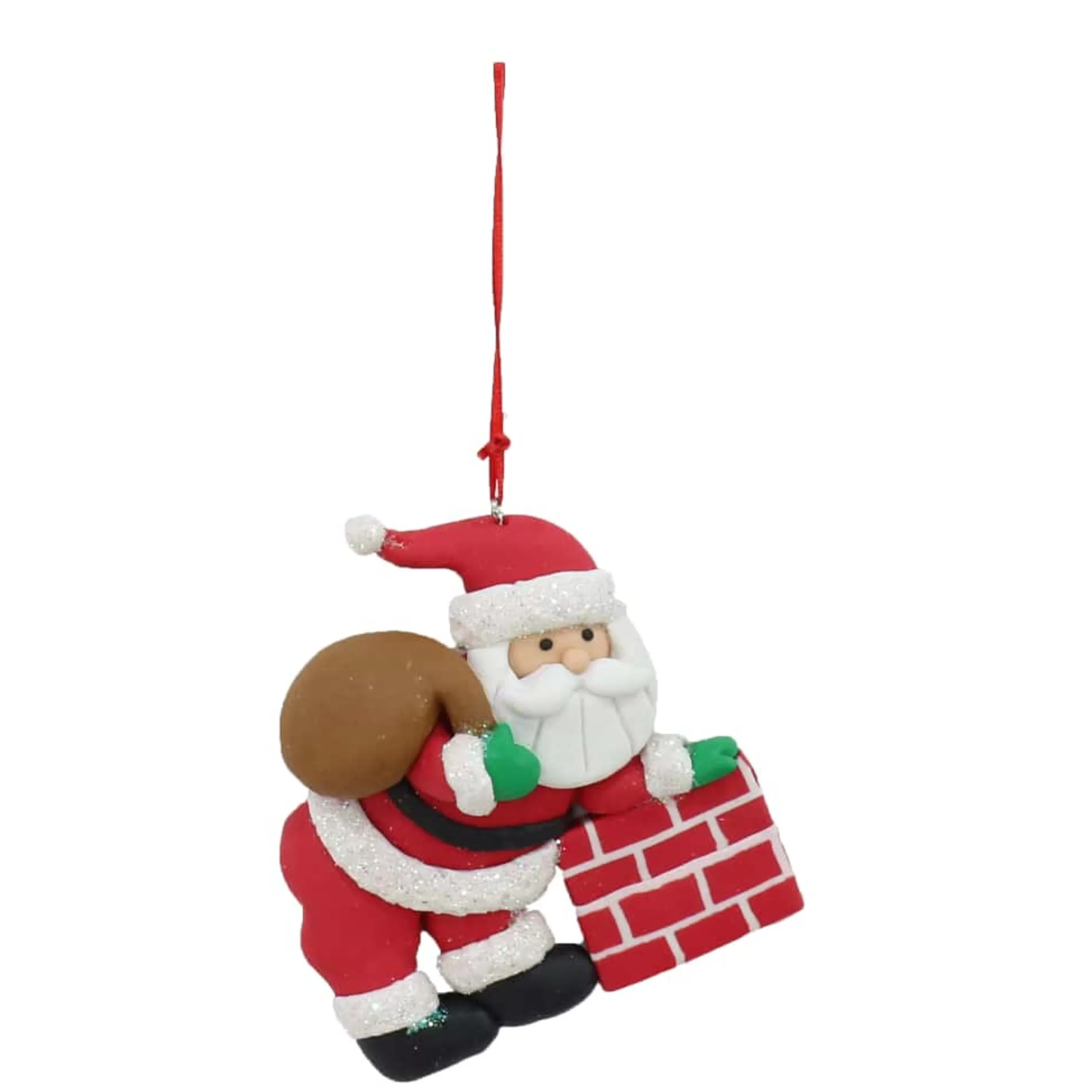 * Hanging Christmas Ornaments | Santa Hanging Decoration (5 Styles) - 10Cm