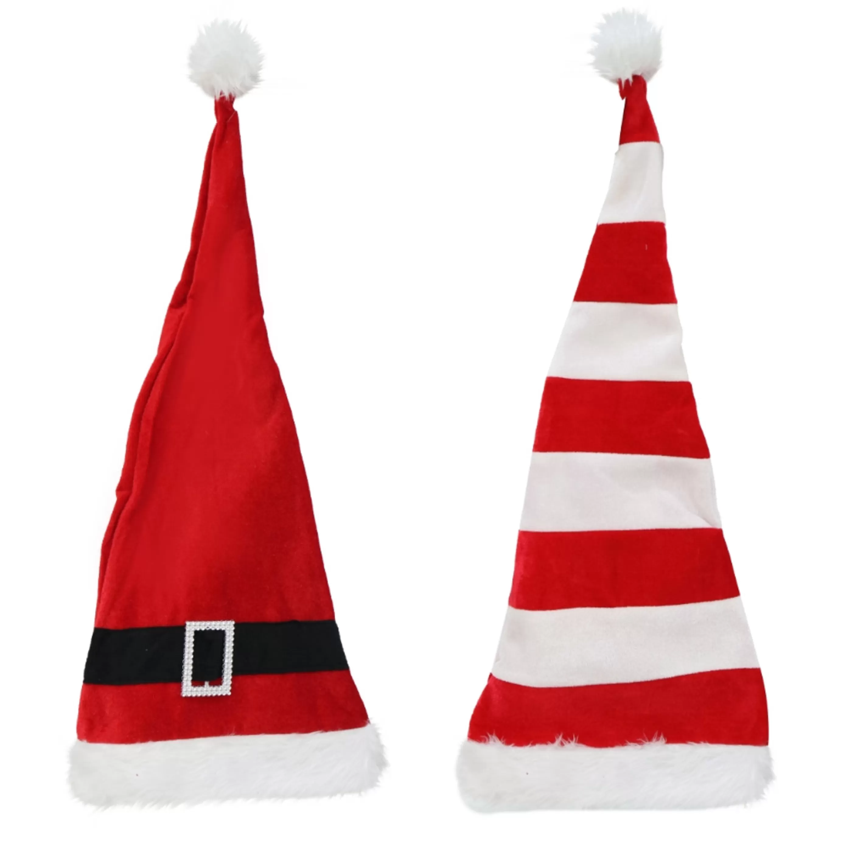 Online * Santa Hat Extra Long Bendable (2 Styles) - 70Cm