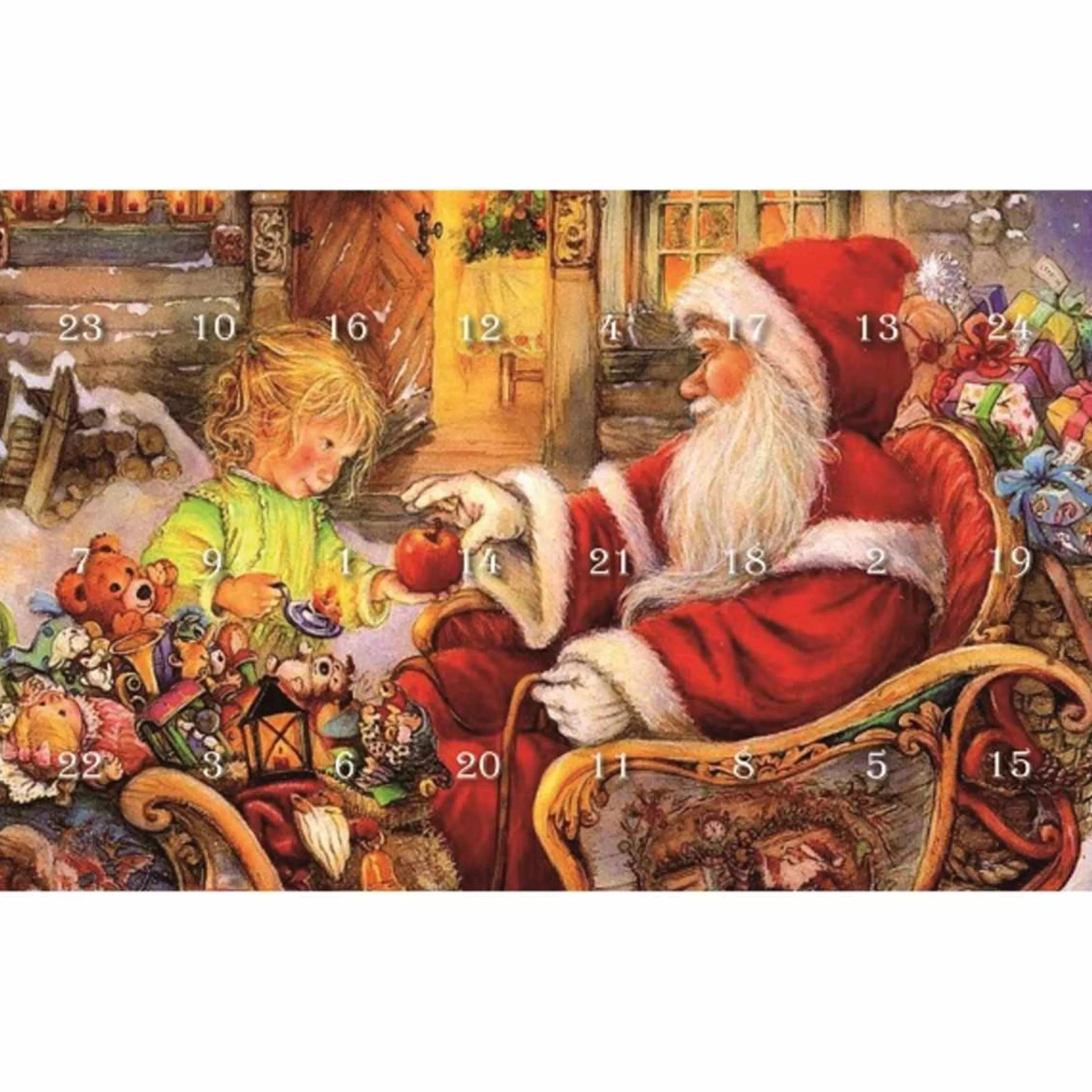 Clearance * Santa In House Mini Advent Calendar