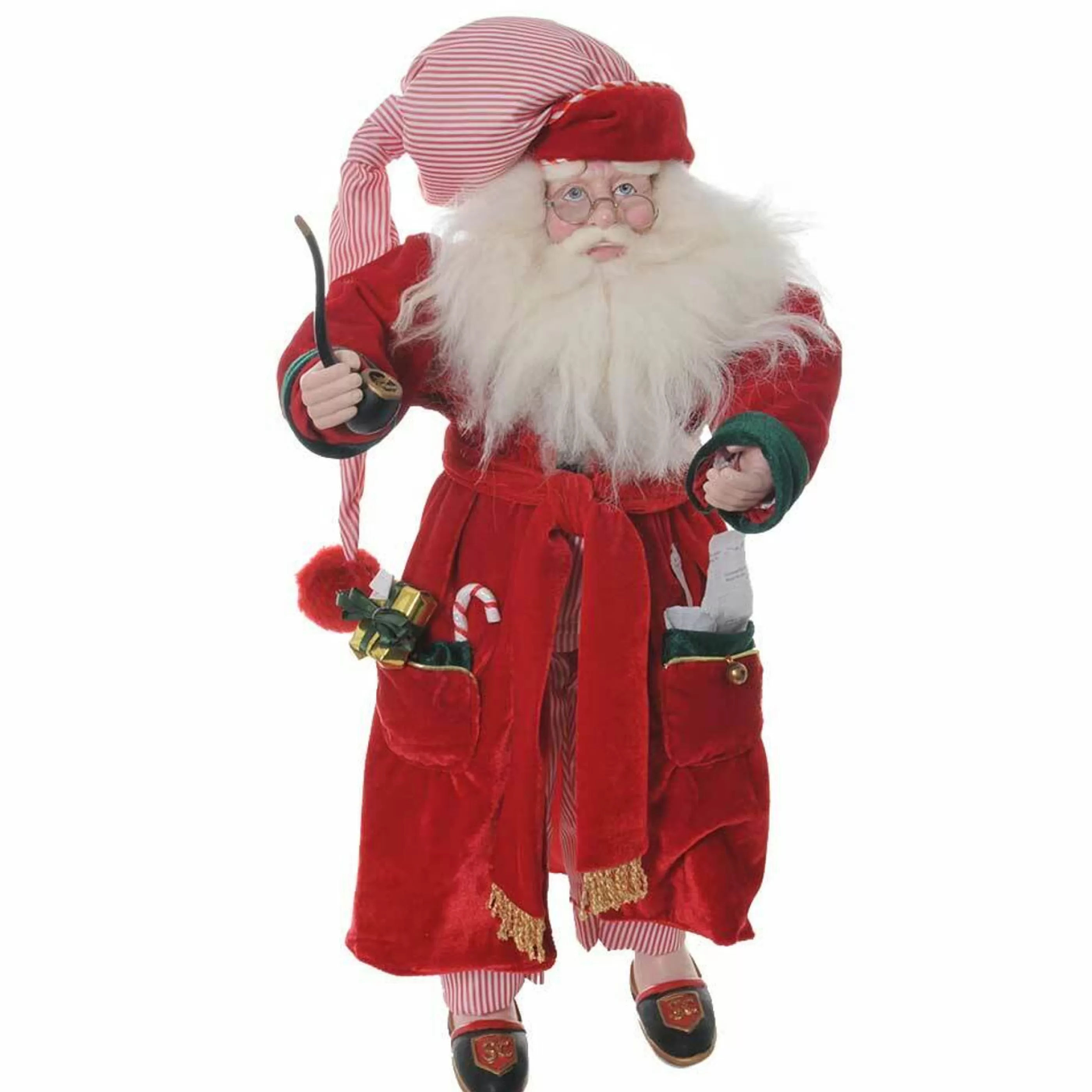 Outlet * Santa In Robe - 55Cm