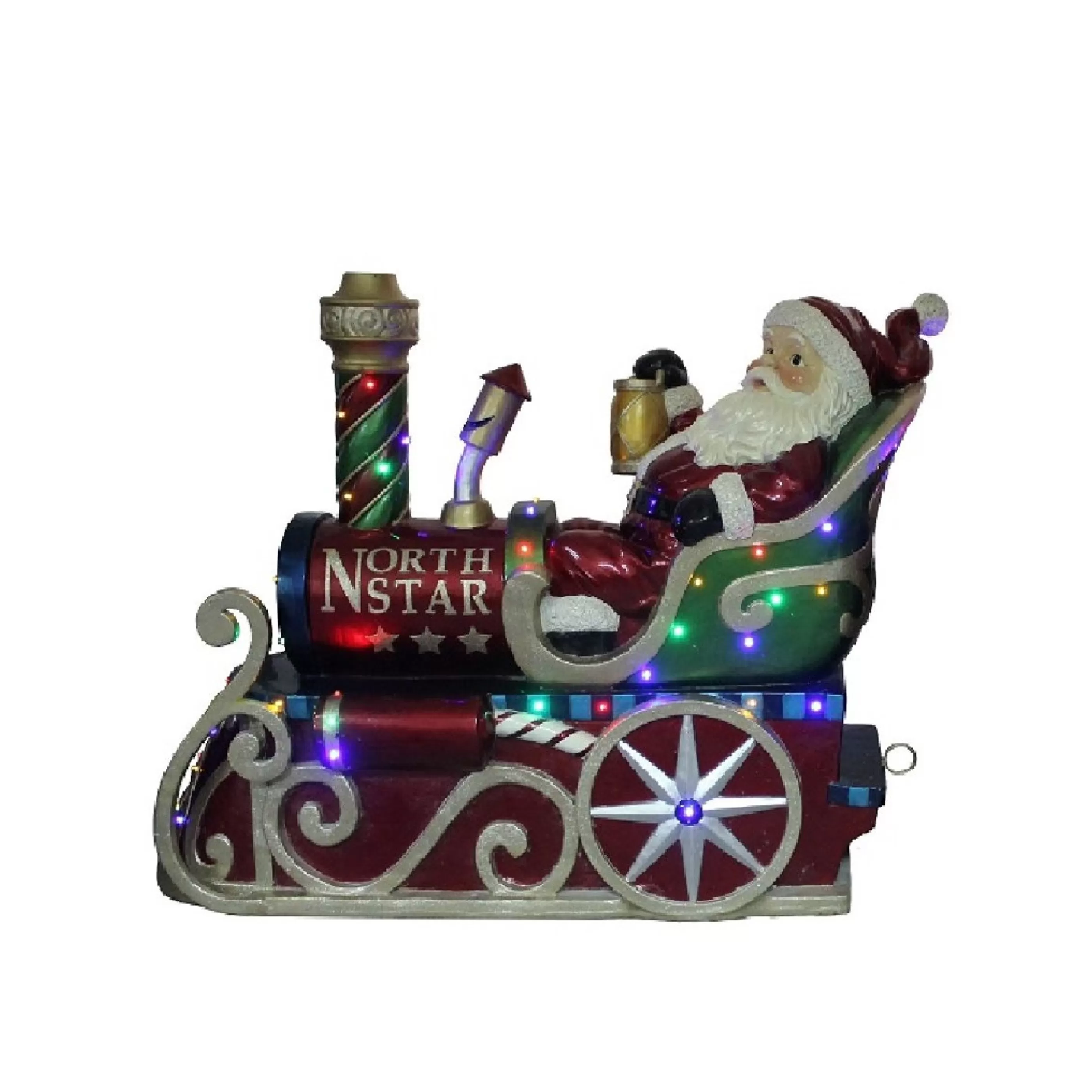 Sale * Santa On Train Music Box - 88Cm