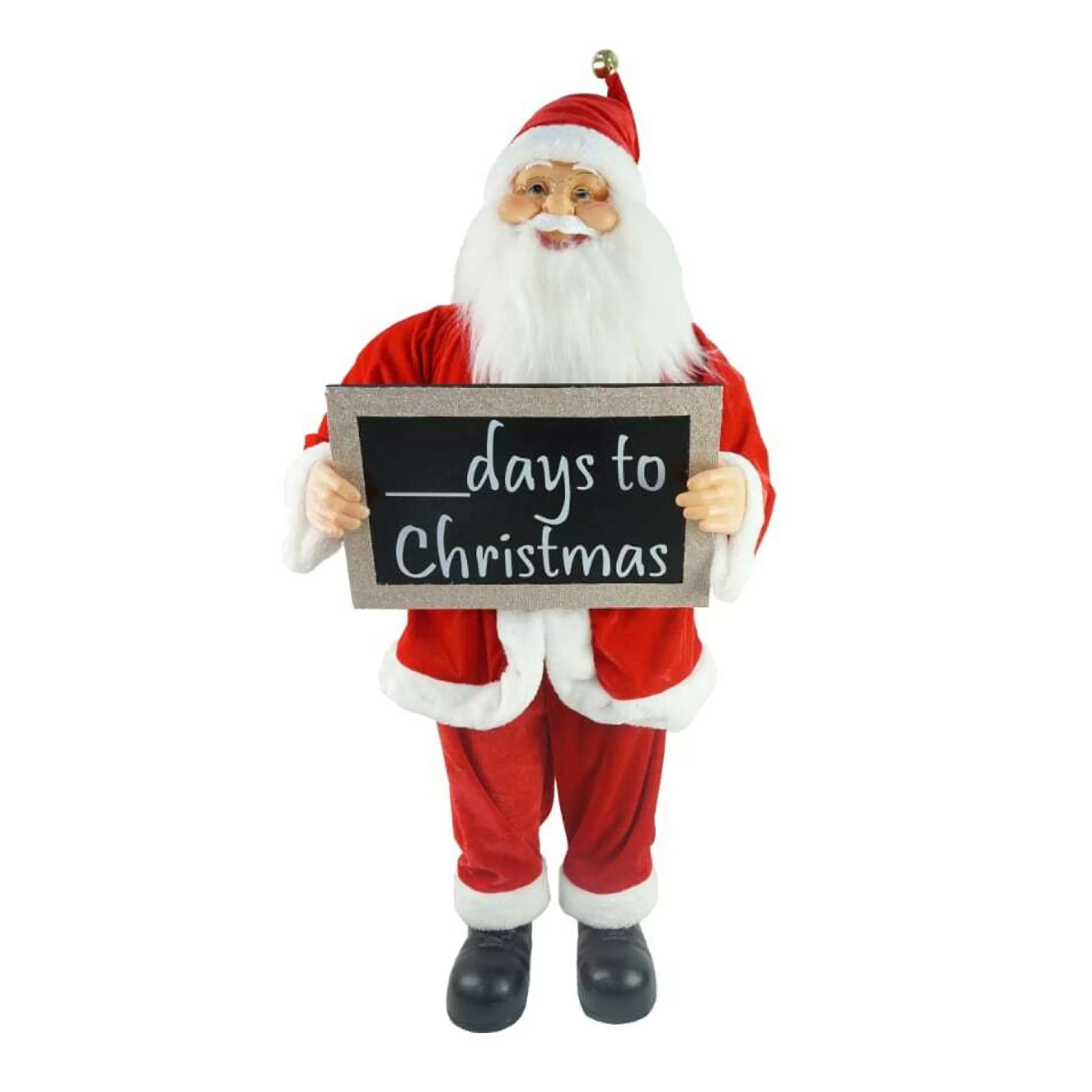 Best * Santa Statue Withcountdown Board - 90Cm