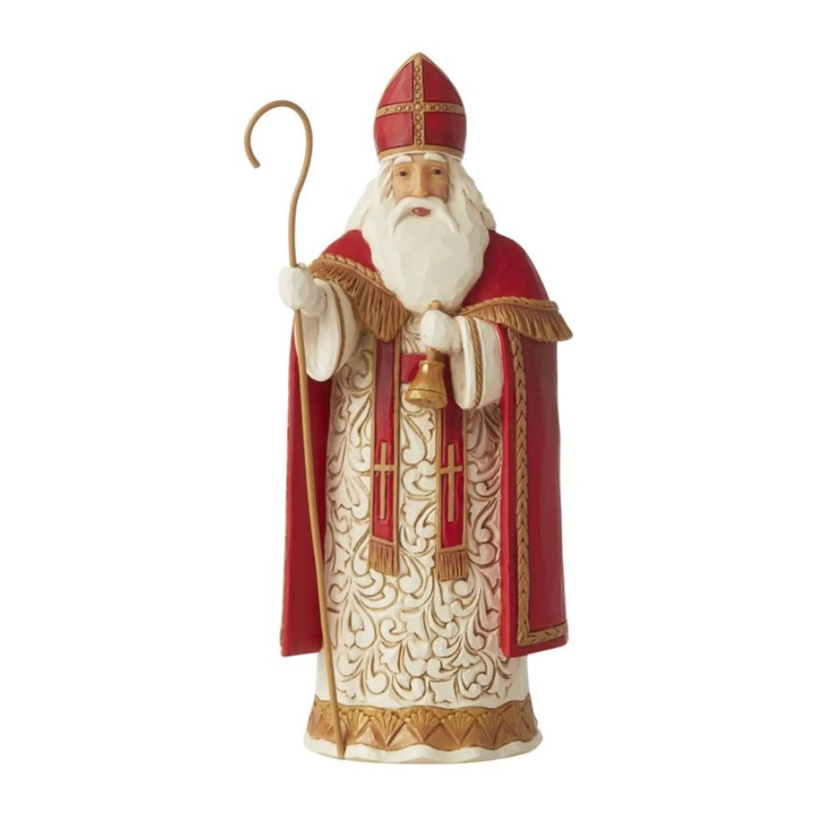 Jim Shore Table Top Decorations | Santas Around The World Belgian Santa - 18Cm